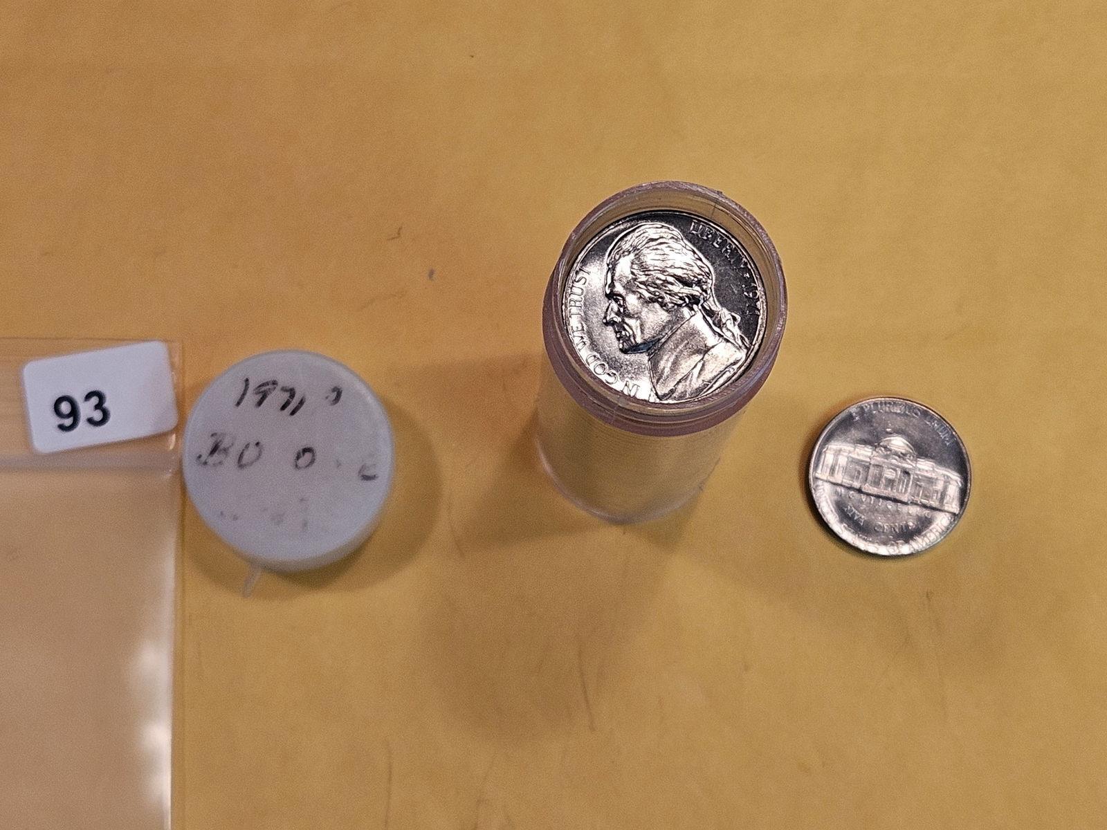 Better date roll of GEM Brilliant Uncirculated 1971 Jefferson Nickels (1 of 4)
