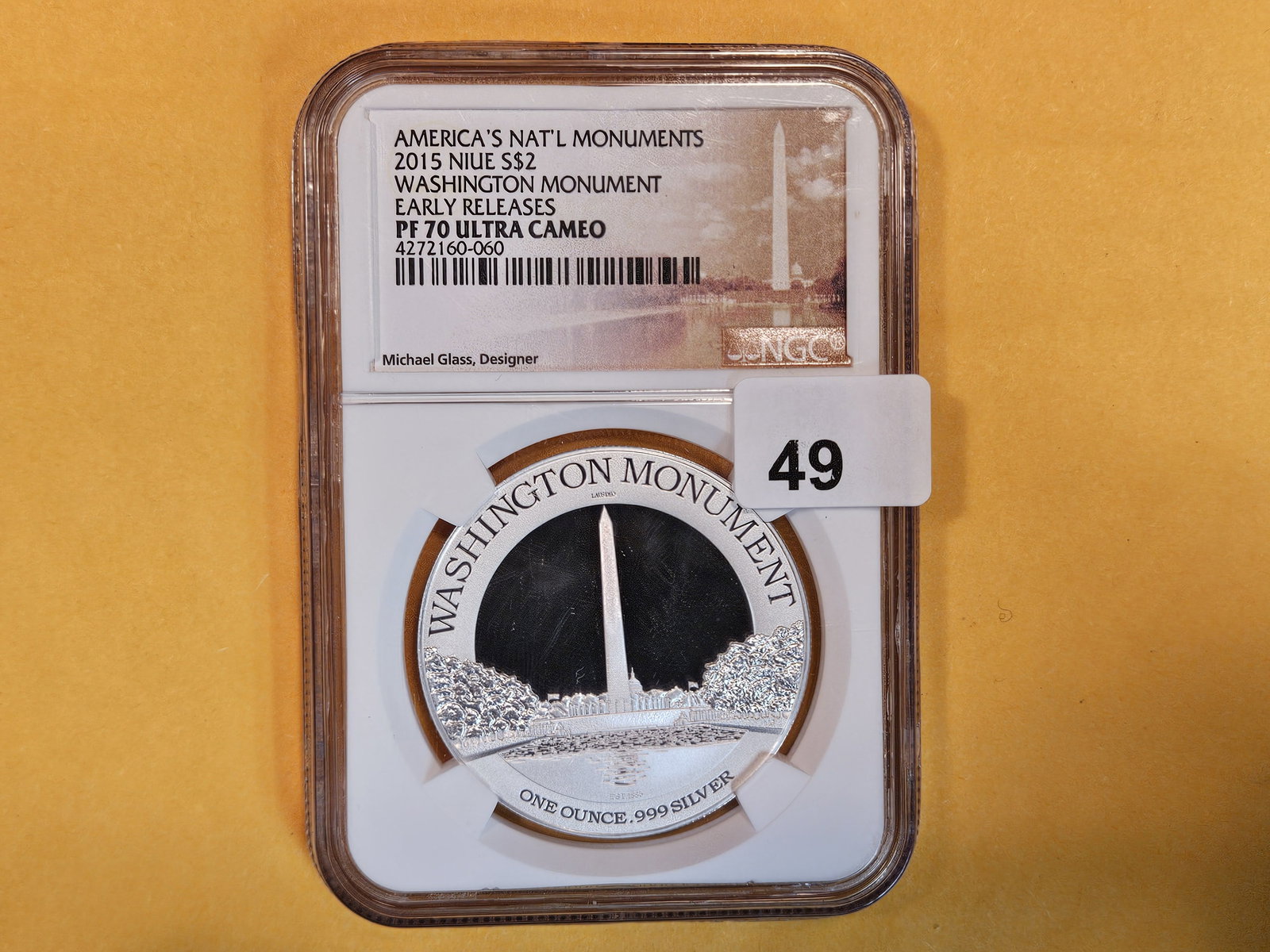 PERFECT! 2015 Niue Silver Two Dollars in Proof 70 Ultra Cameo (1 of 2)