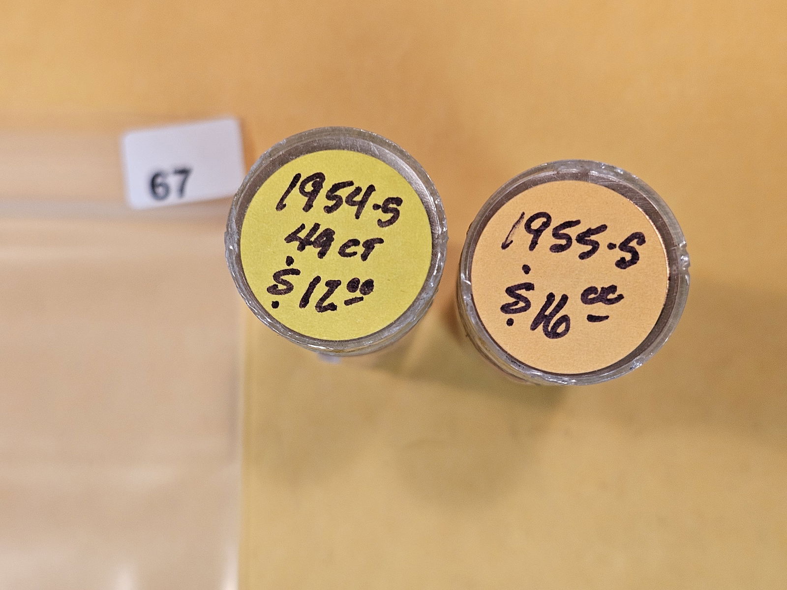 Two Brilliant Uncirculated RED Rolls of Wheat Cents (1 of 3)