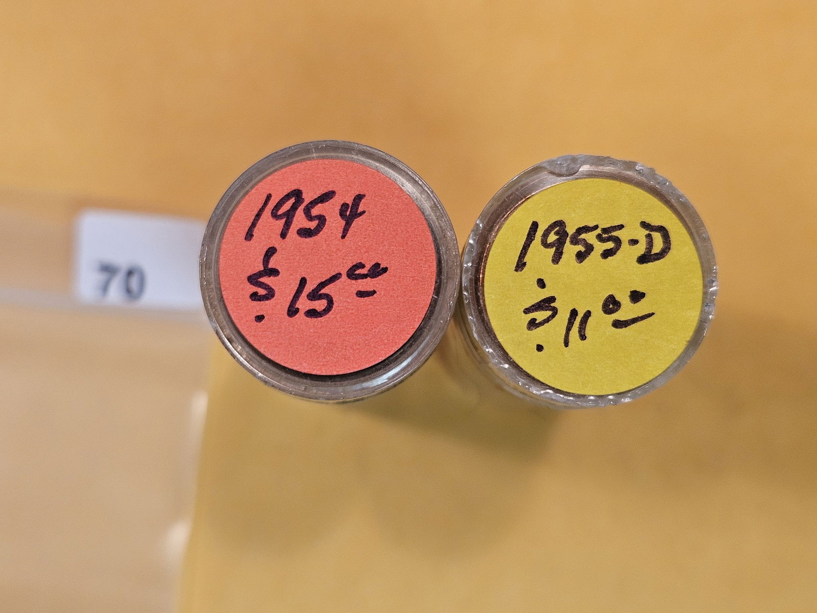 Two Brilliant Uncirculated RED Rolls of Wheat Cents (1 of 3)