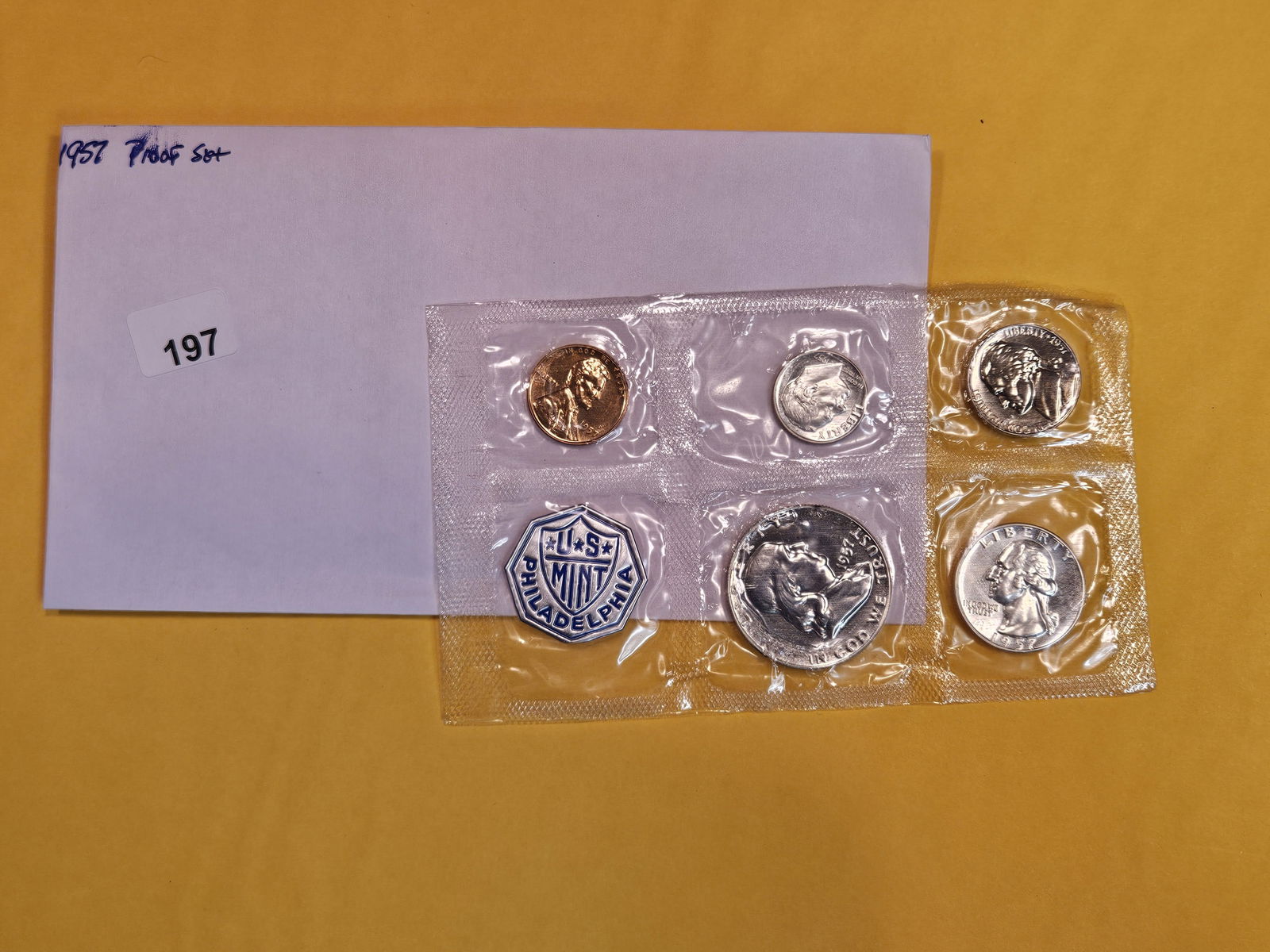 GEM 1957 US SILVER Proof Set (1 of 3)