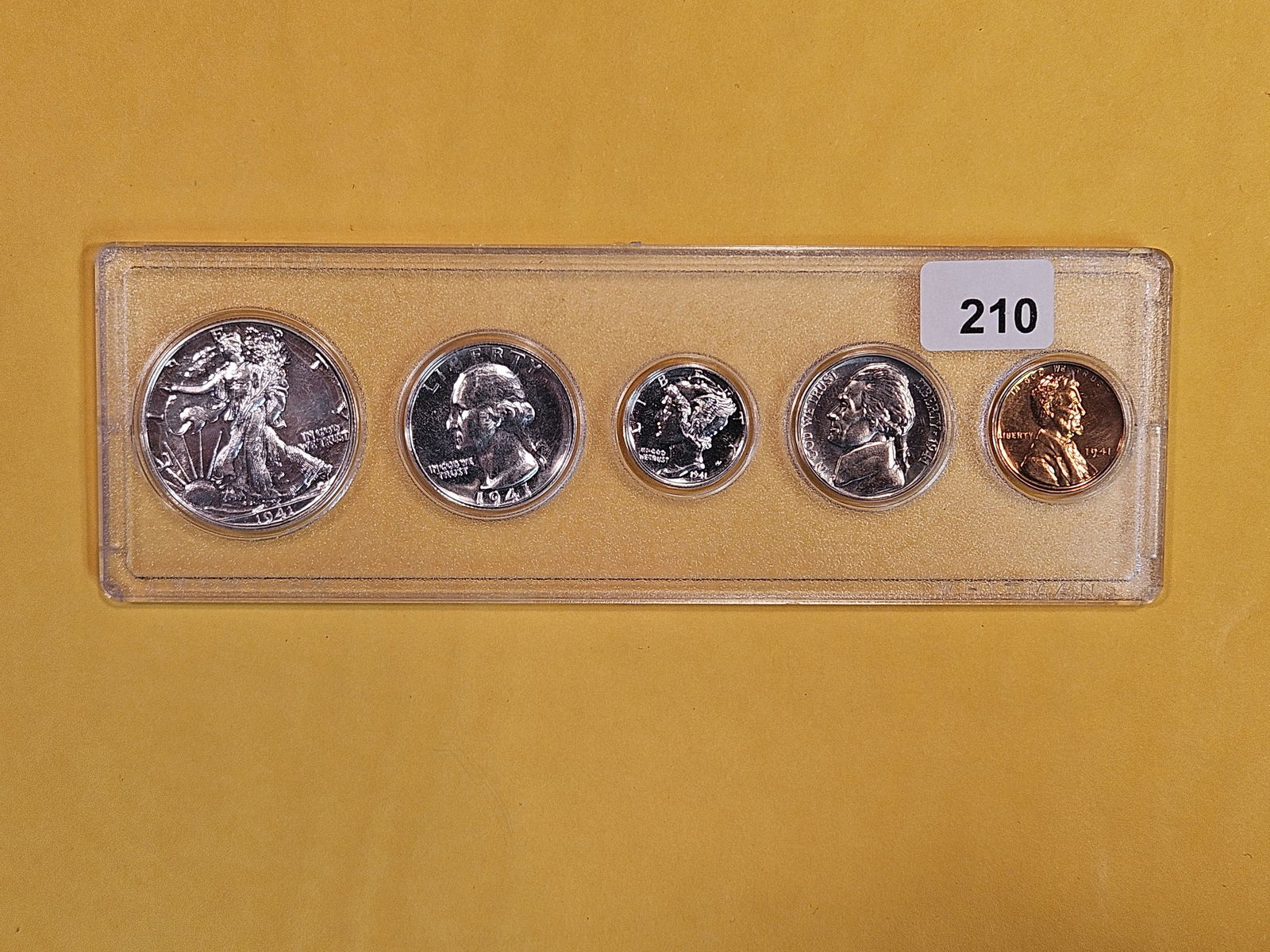 ** KEY ** 1941 US SILVER Proof Set (1 of 11)