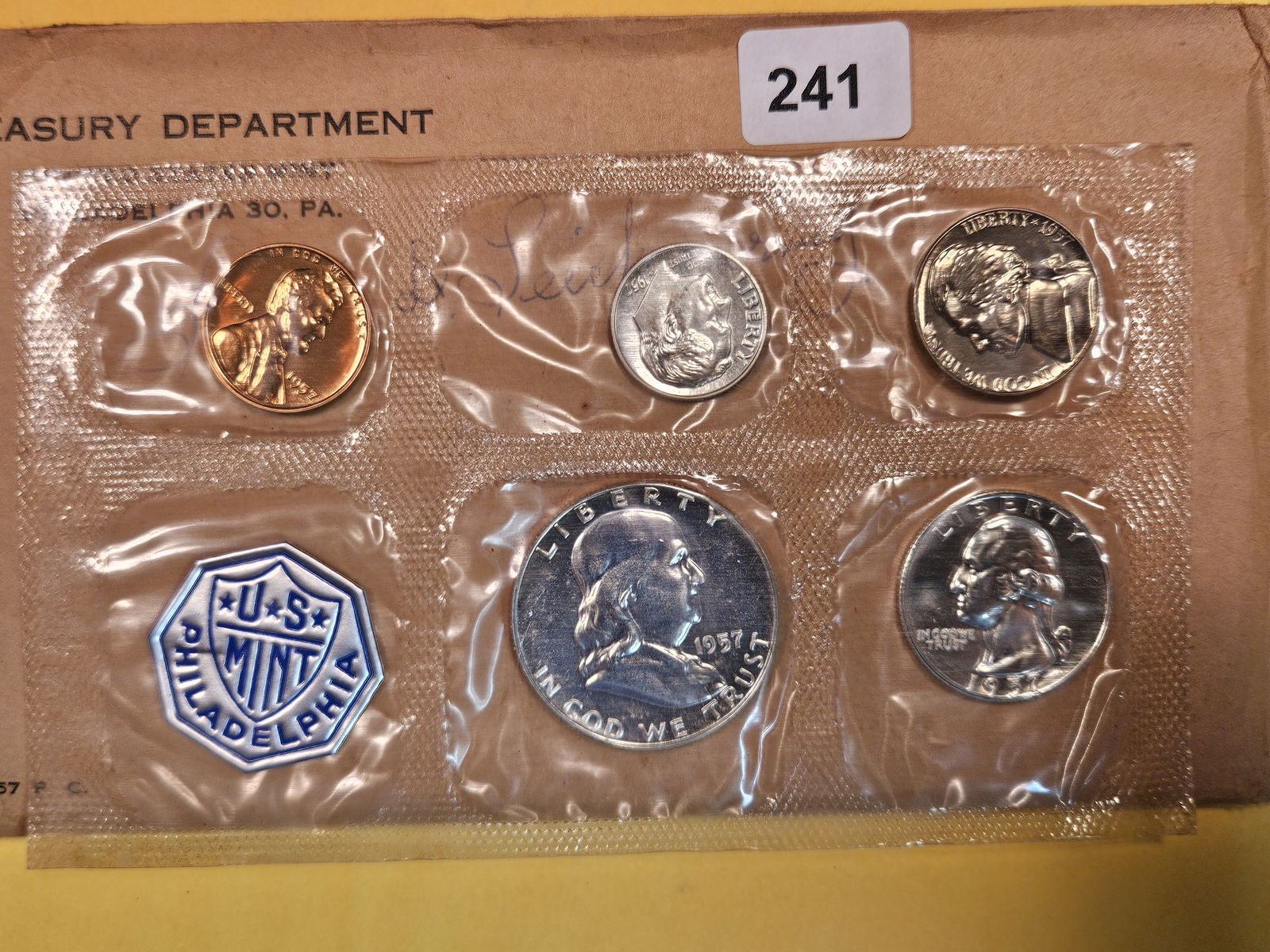 GEM 1957 US SILVER Proof Set (1 of 2)