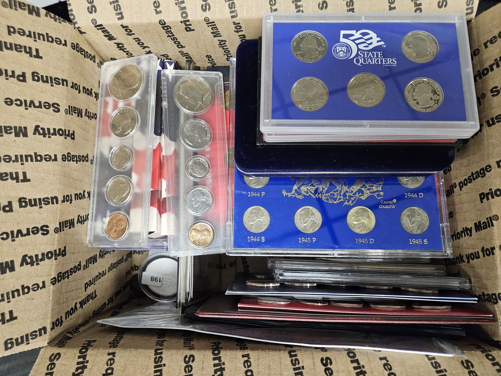 FUN MYSTERY BOX!: Over $70 in silver alone. Over $170 retail value. Fun mix of pure funness. Ships separately in a Flat Rate Medium Box