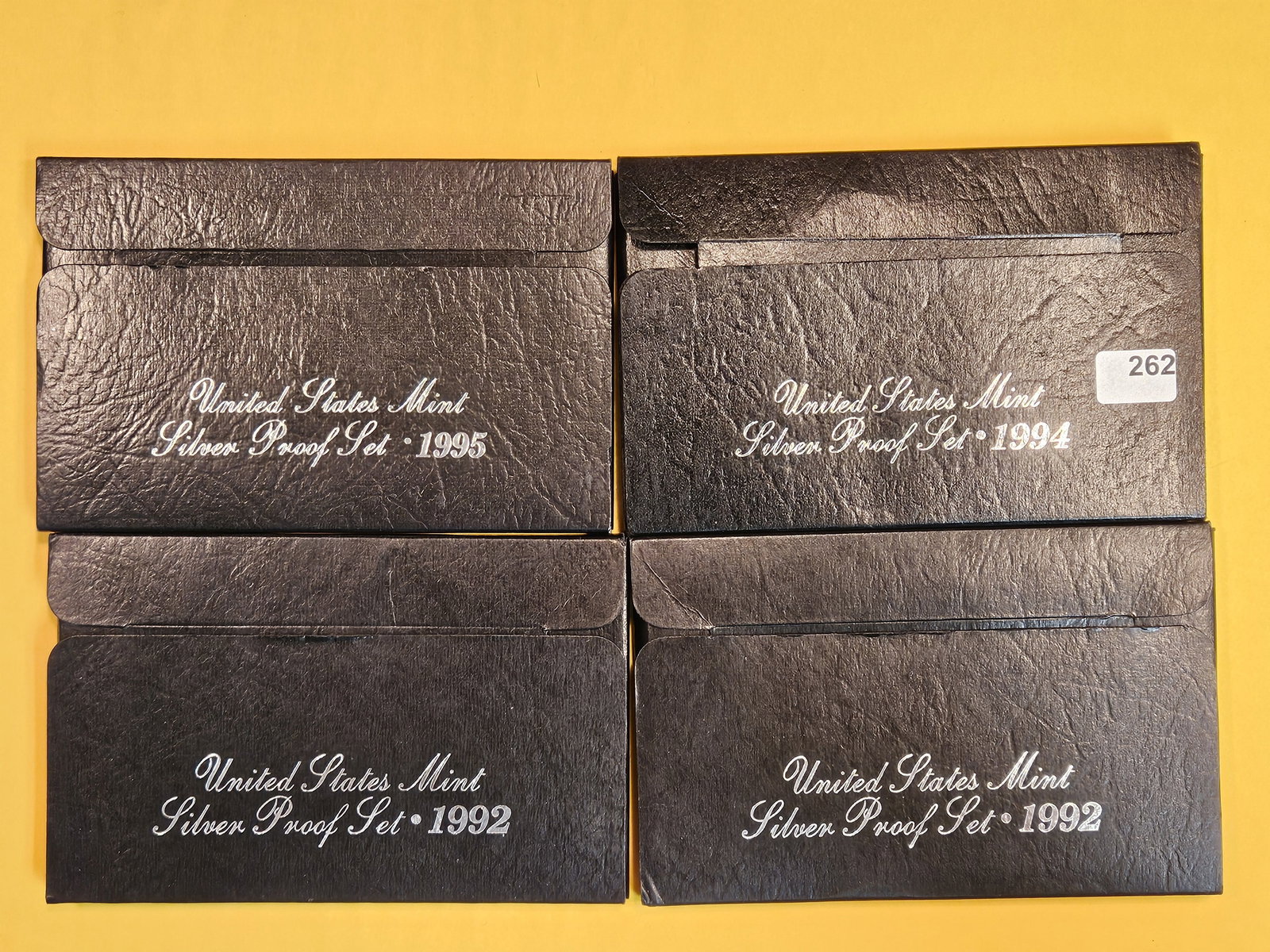 Four US SILVER Proof Sets (1 of 1)