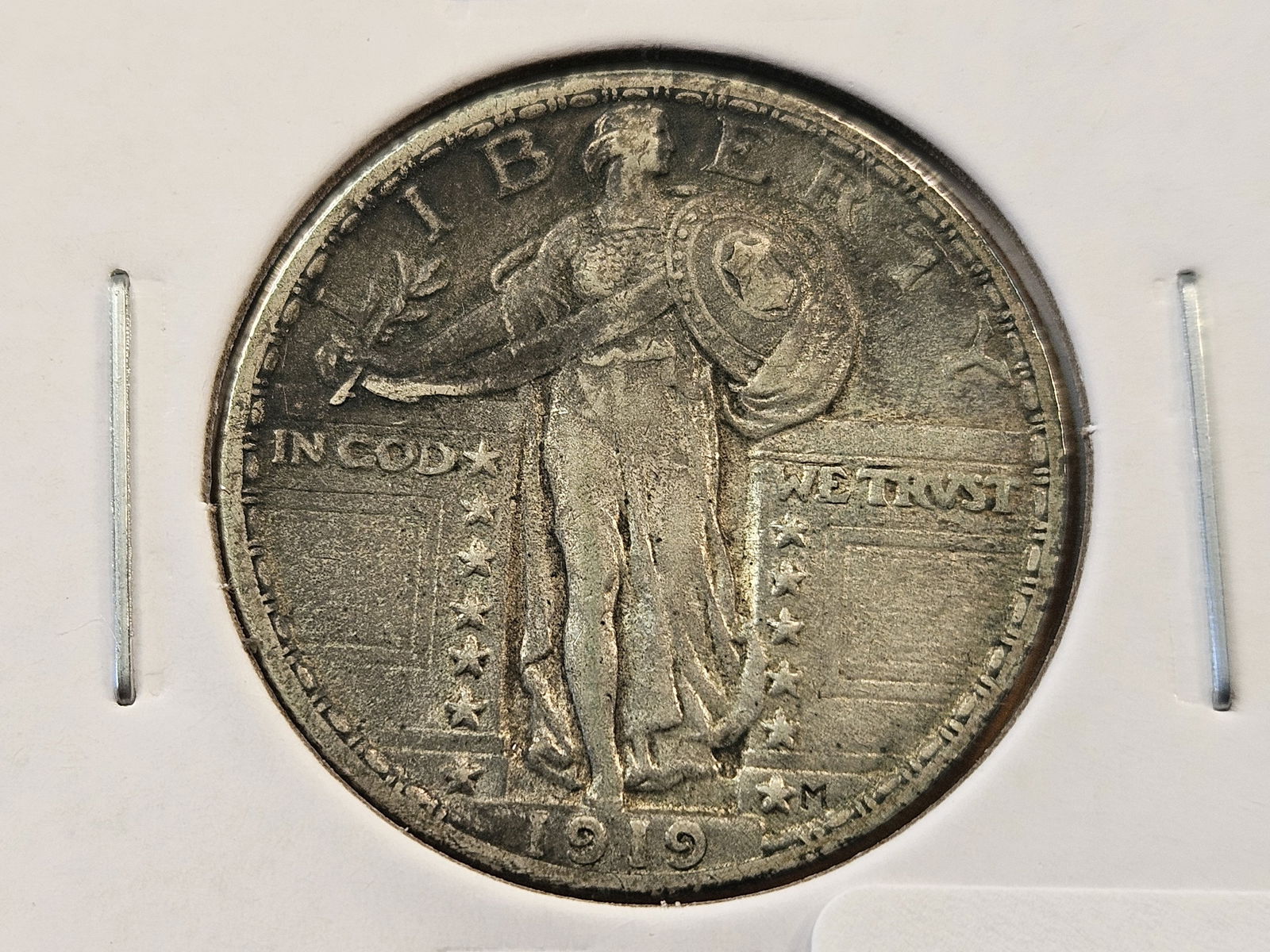 1919 Standing Liberty Quarter: Extra Fine