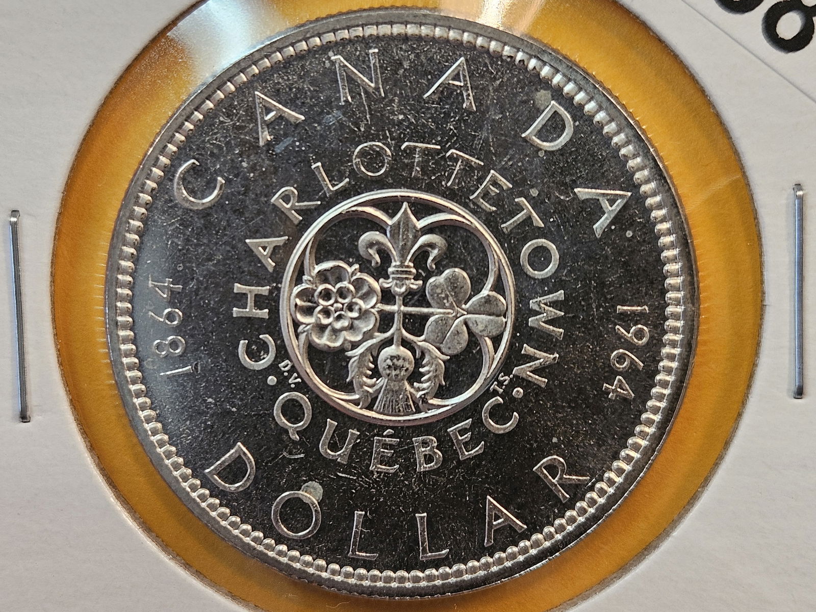 1964 Canadian Proof-Like Silver Dollar (1 of 4)