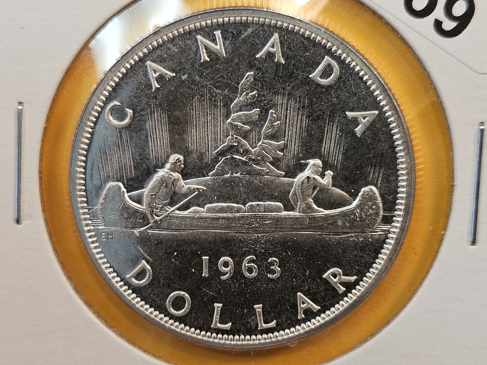 1963 Canadian Proof-Like Silver Dollar (1 of 4)