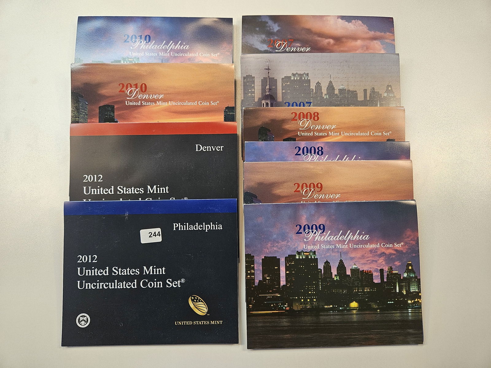 Five United States Mint Uncirculated Coin Sets (1 of 2)