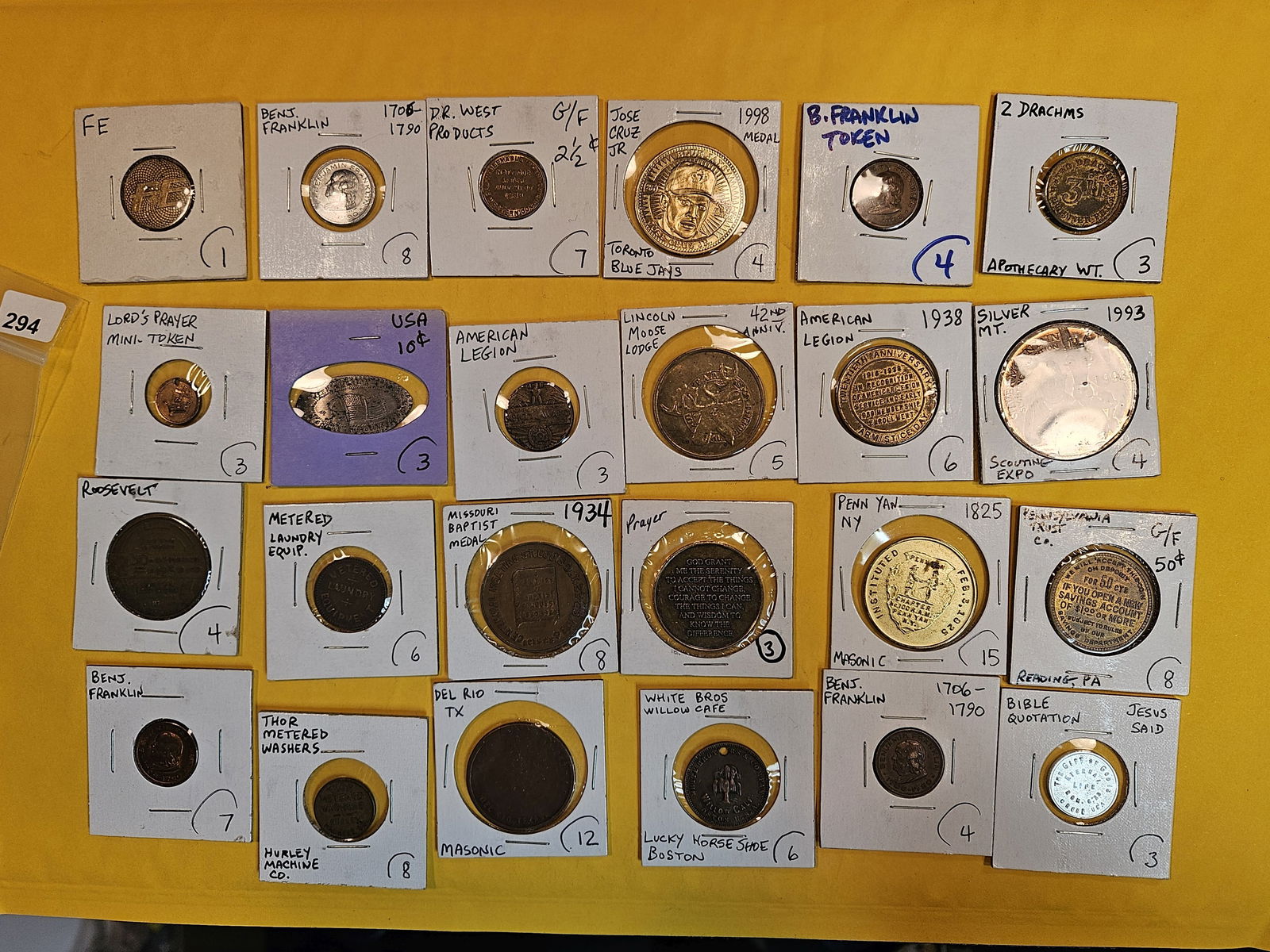 EXONUMIA!: Twenty-four super cool tokens and replicas