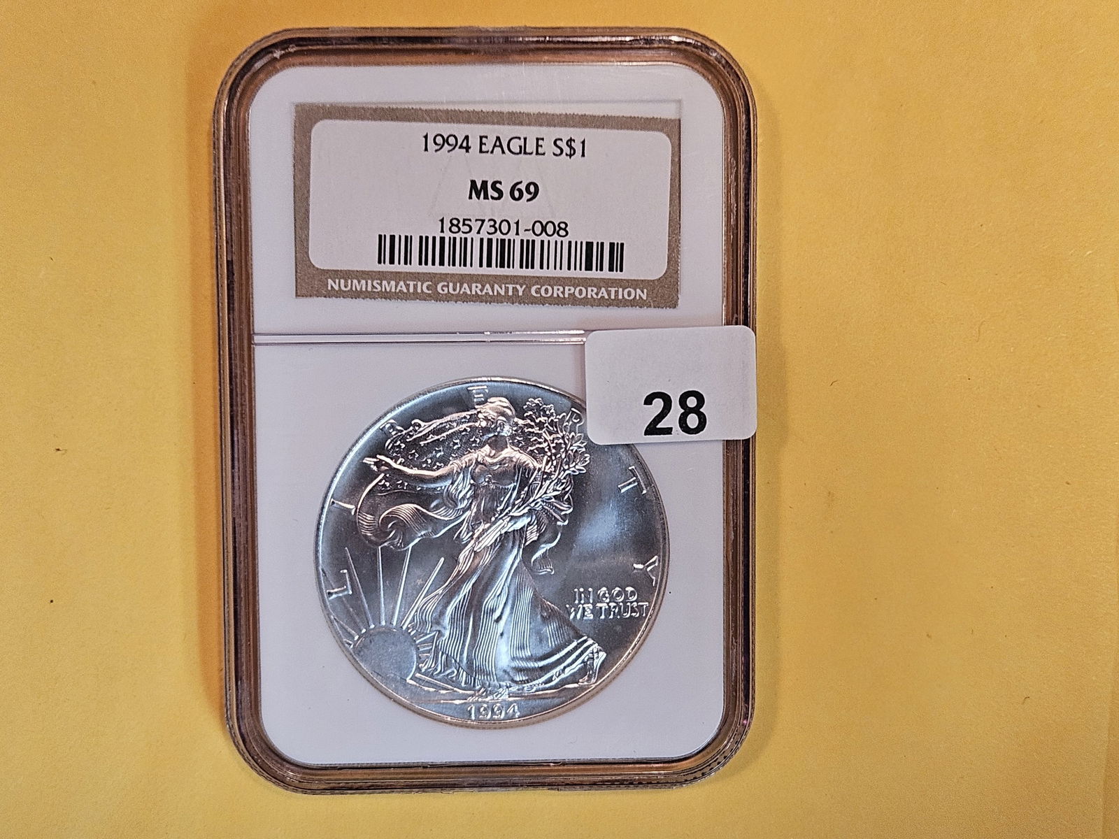Better Date! NGC 1994 American silver Eagle (1 of 2)