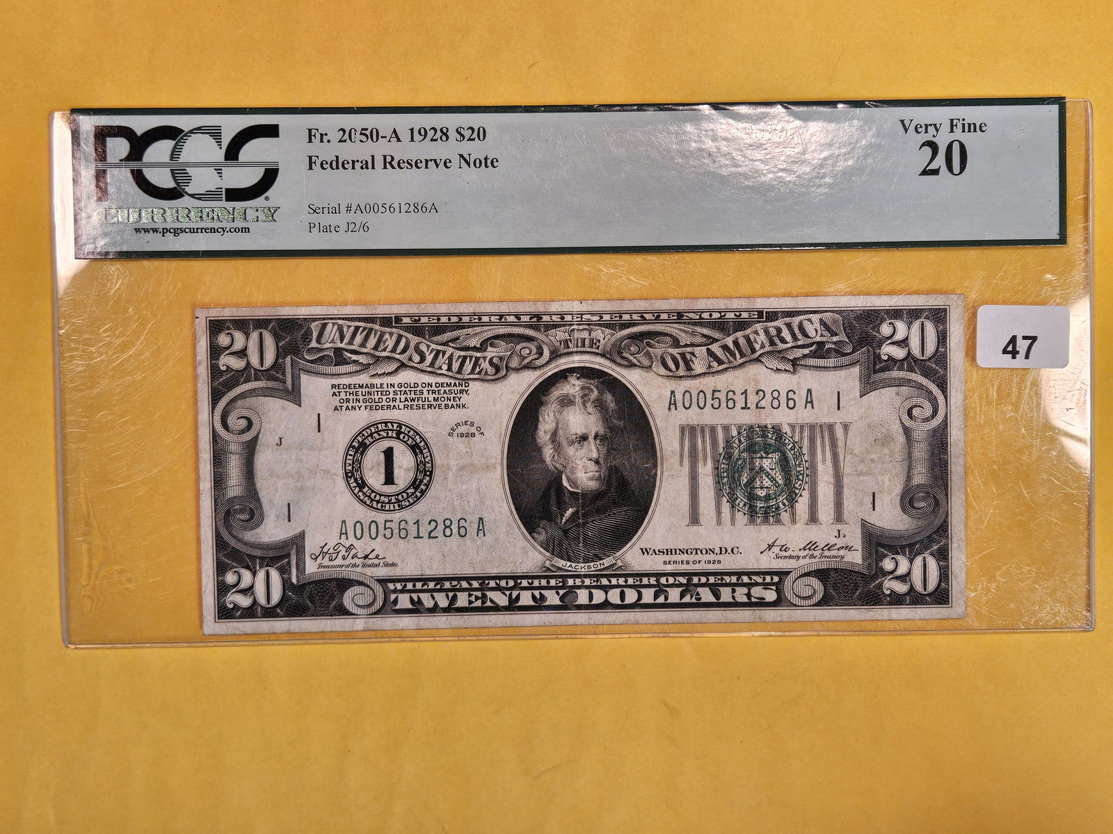 PCGS Currency 1928 Twenty Dollar FRN in Very Fine - 20 (1 of 4)