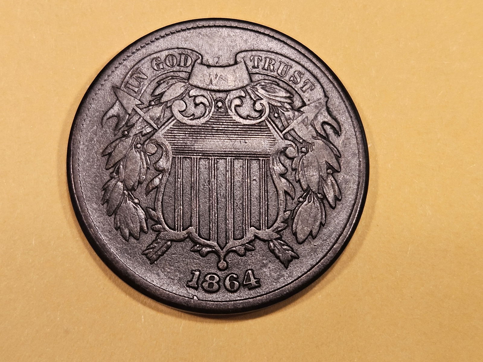 1864 Two Cent Piece (1 of 3)