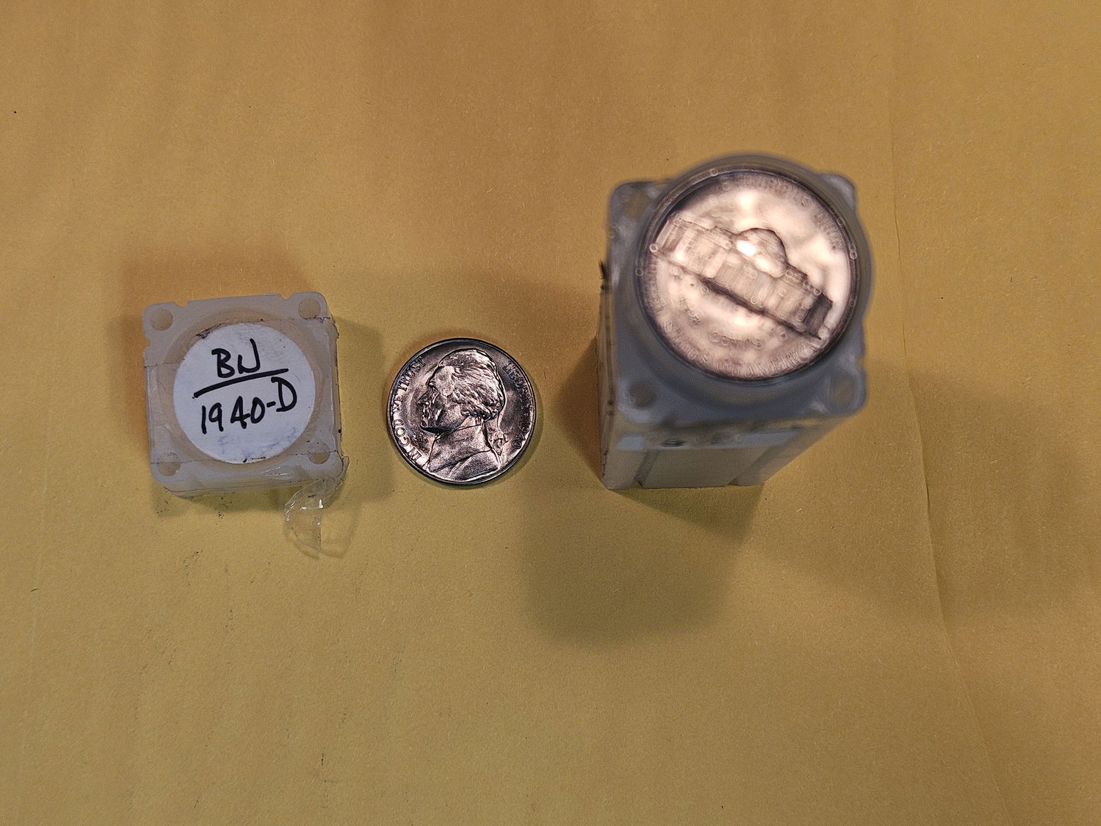 * Better Date, GEM Brilliant Uncirculated roll of 1940-D Jefferson Nickels (1 of 3)