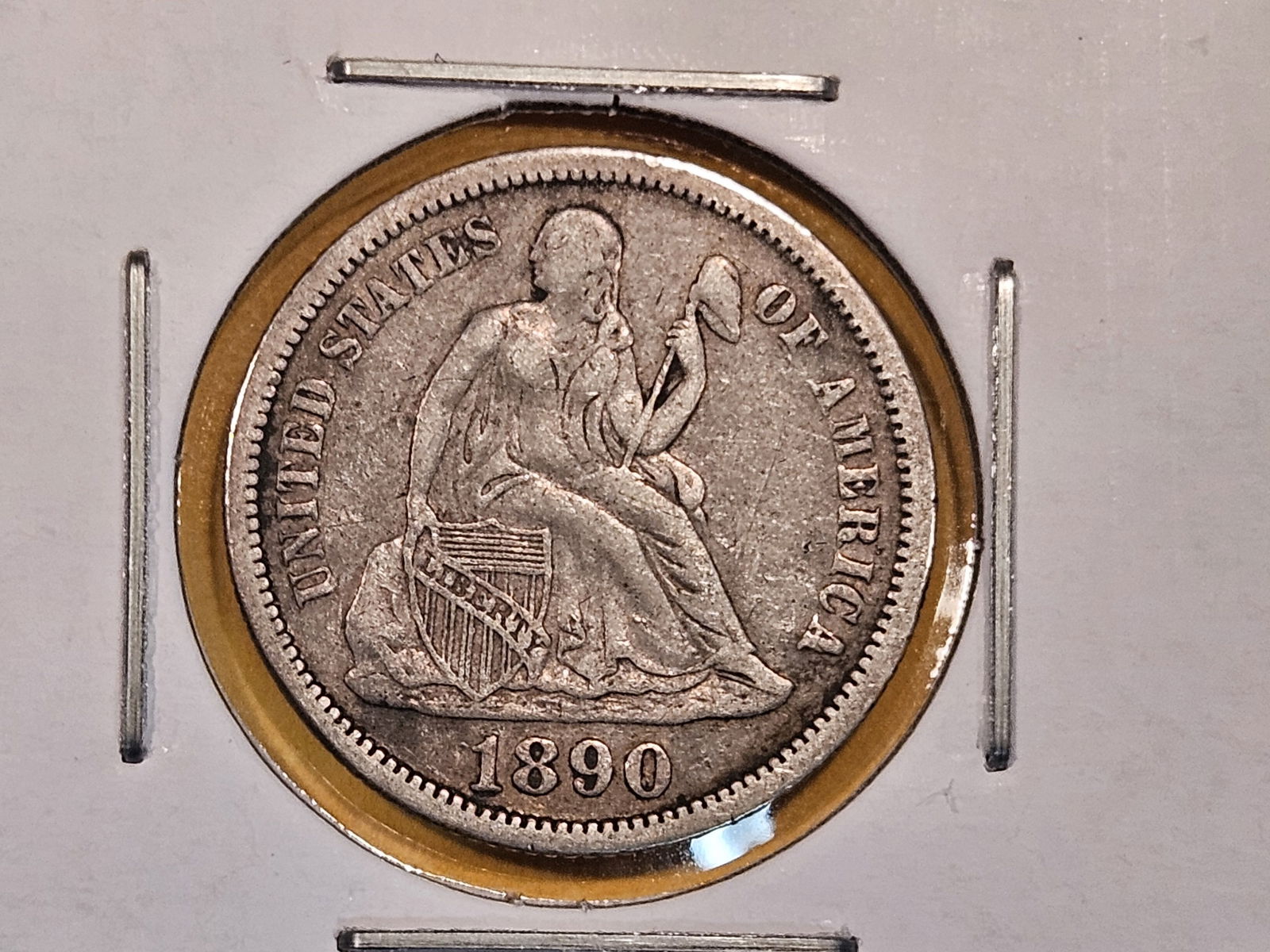 1890 Seated Liberty Dime (1 of 3)