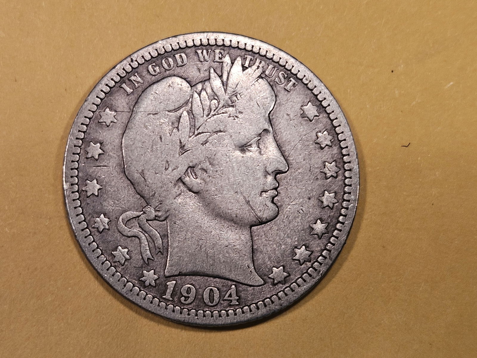 Semi-Key 1904-O Barber Quarter (1 of 3)