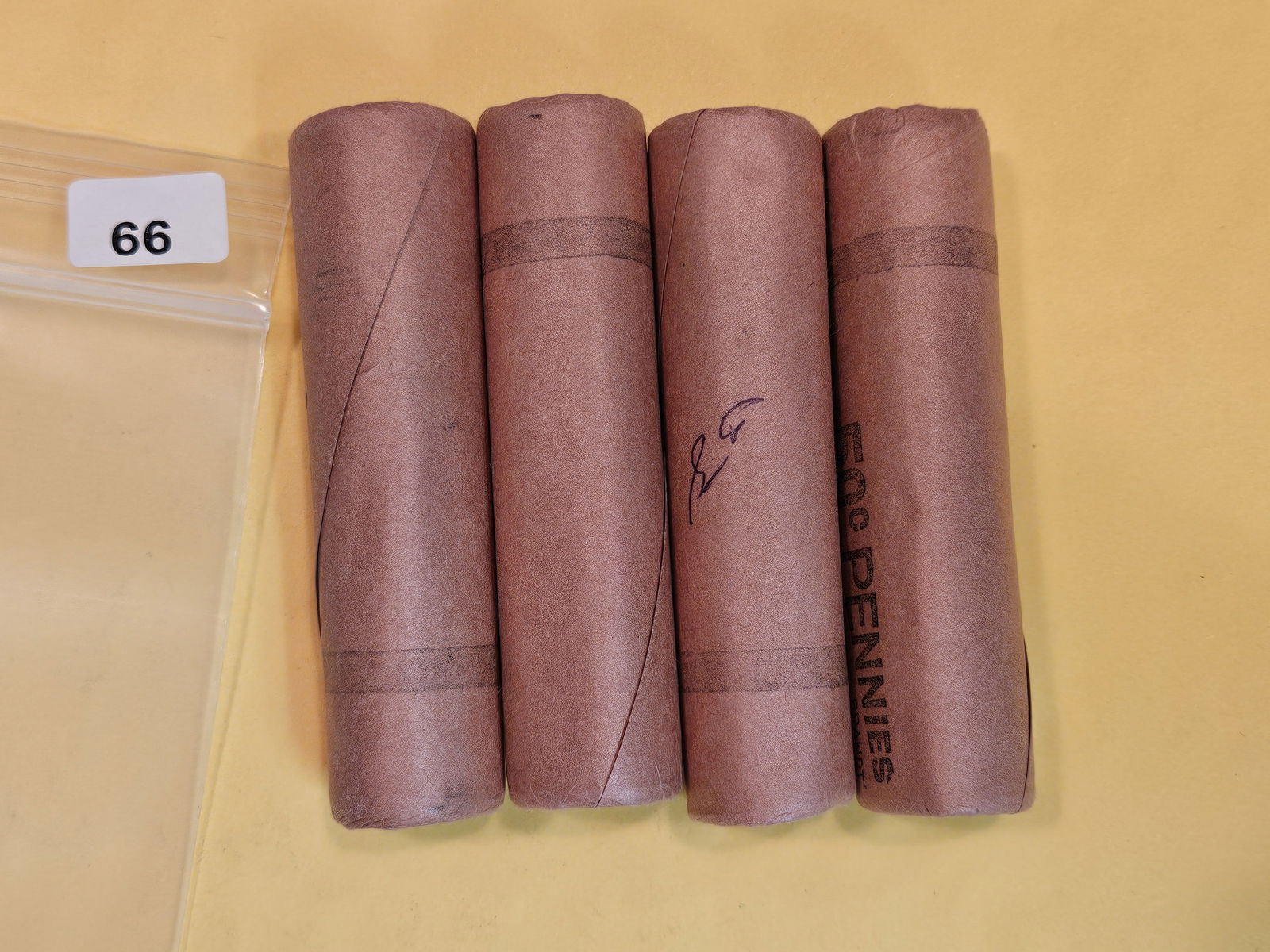 Four rolls of Wheat cents (1 of 2)