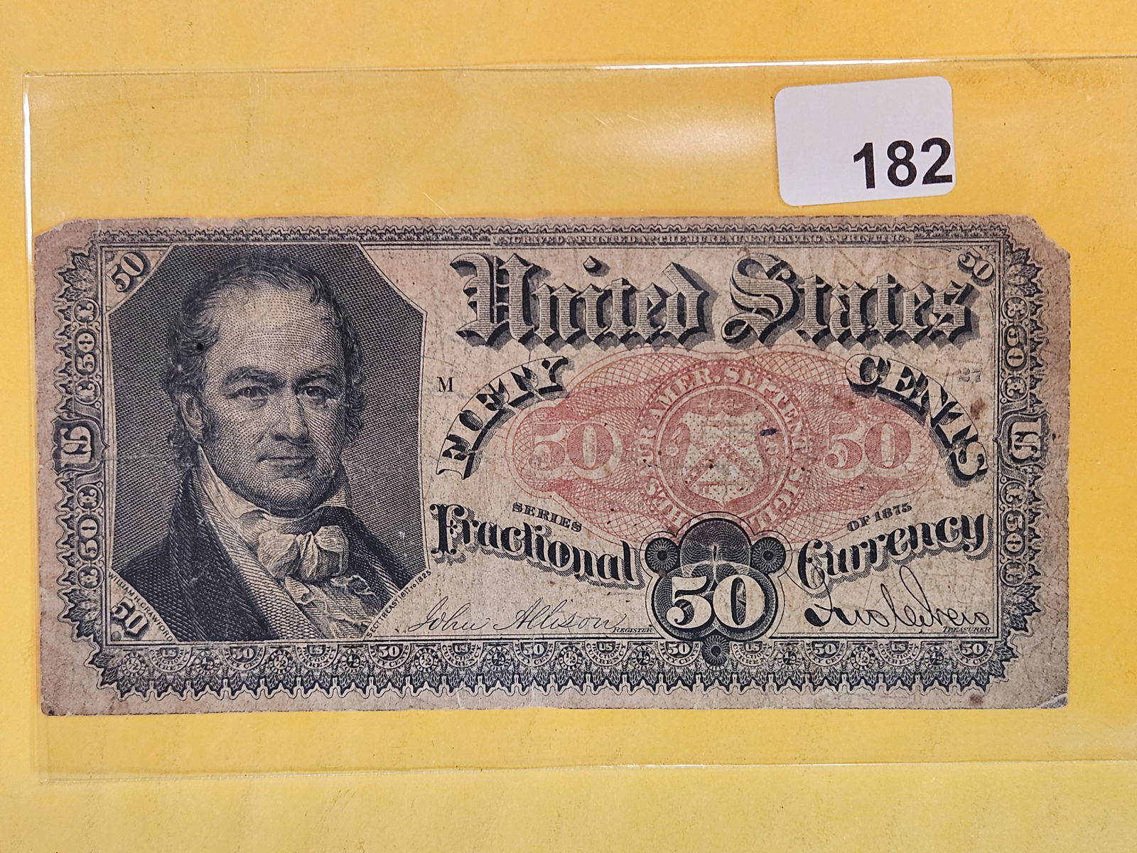 Series of 1875 Fifty Cent Fractional Currency (1 of 2)