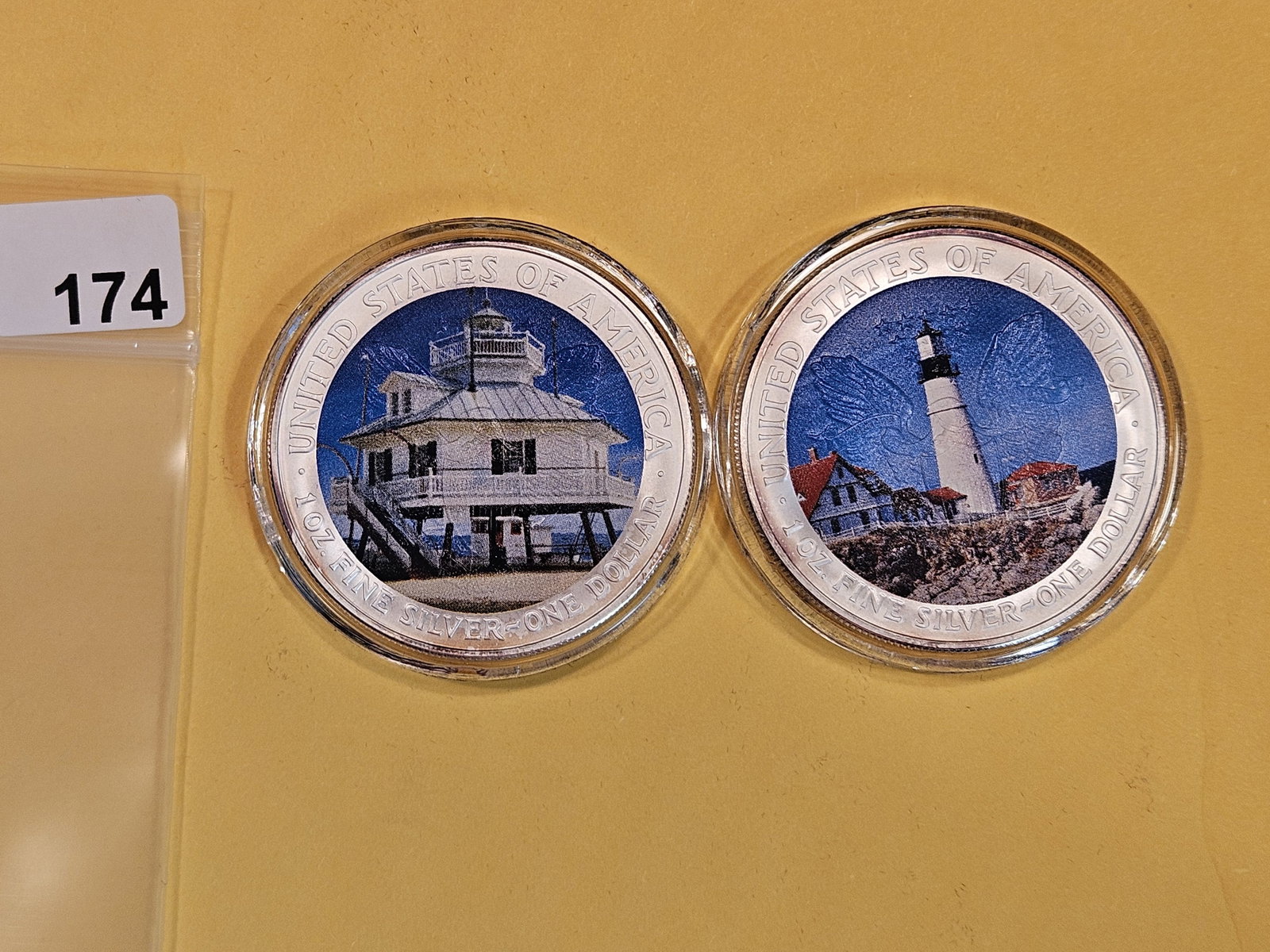 Two GEM Brilliant Uncirculated American Silver Eagles (1 of 2)