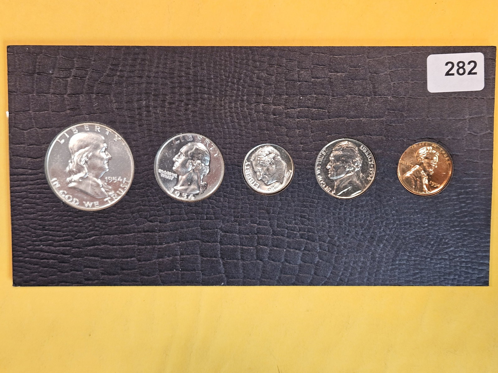 * Purty 1954 US Silver proof Set (1 of 7)