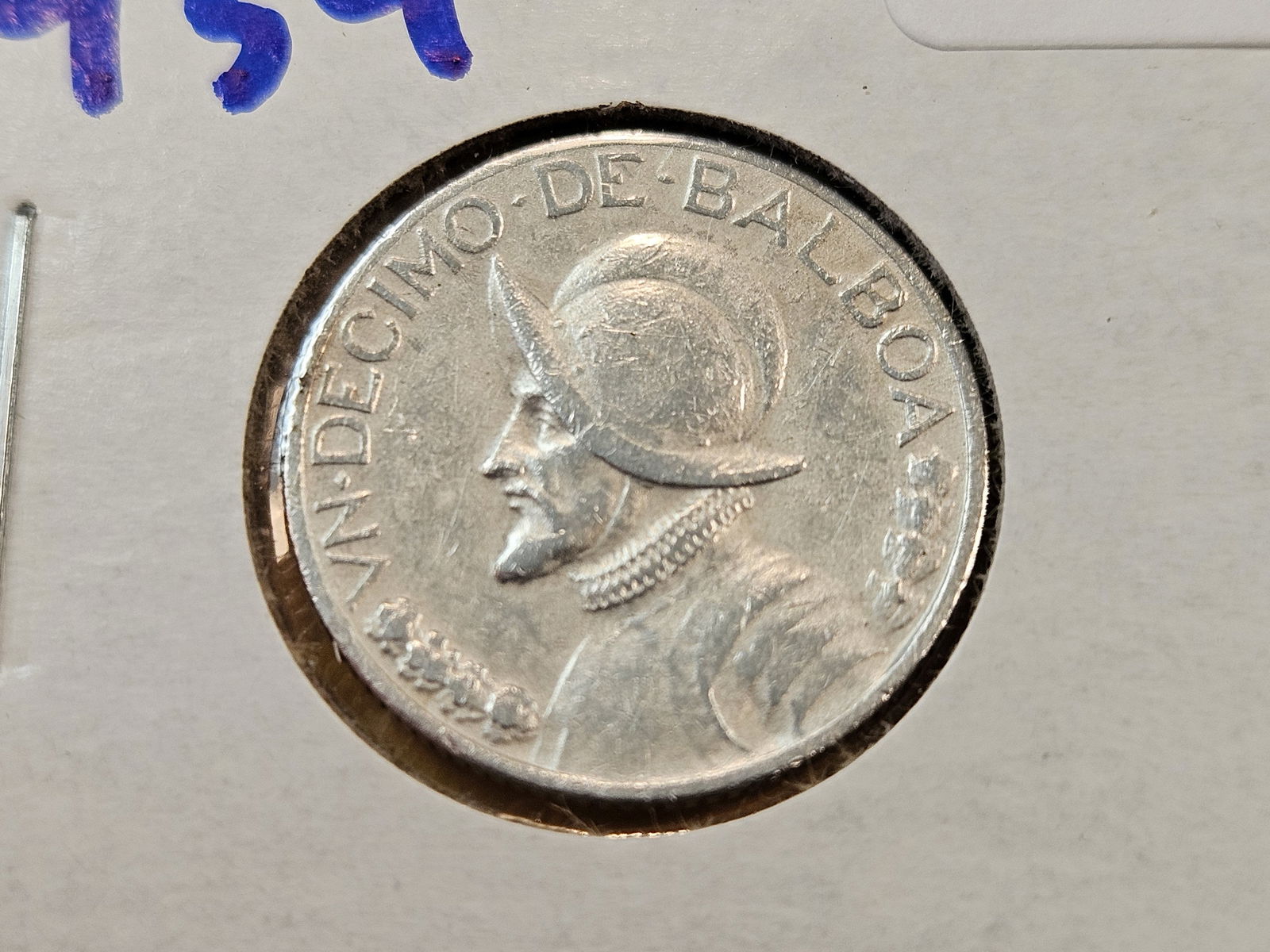 1934 Panama Silver One-tenth Balboa (1 of 4)