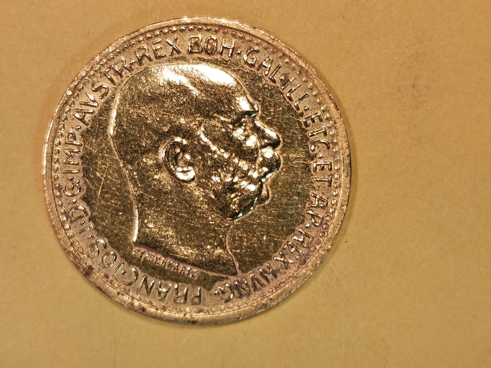 GOLD! 1912 Austria Gold 10 corona (1 of 5)