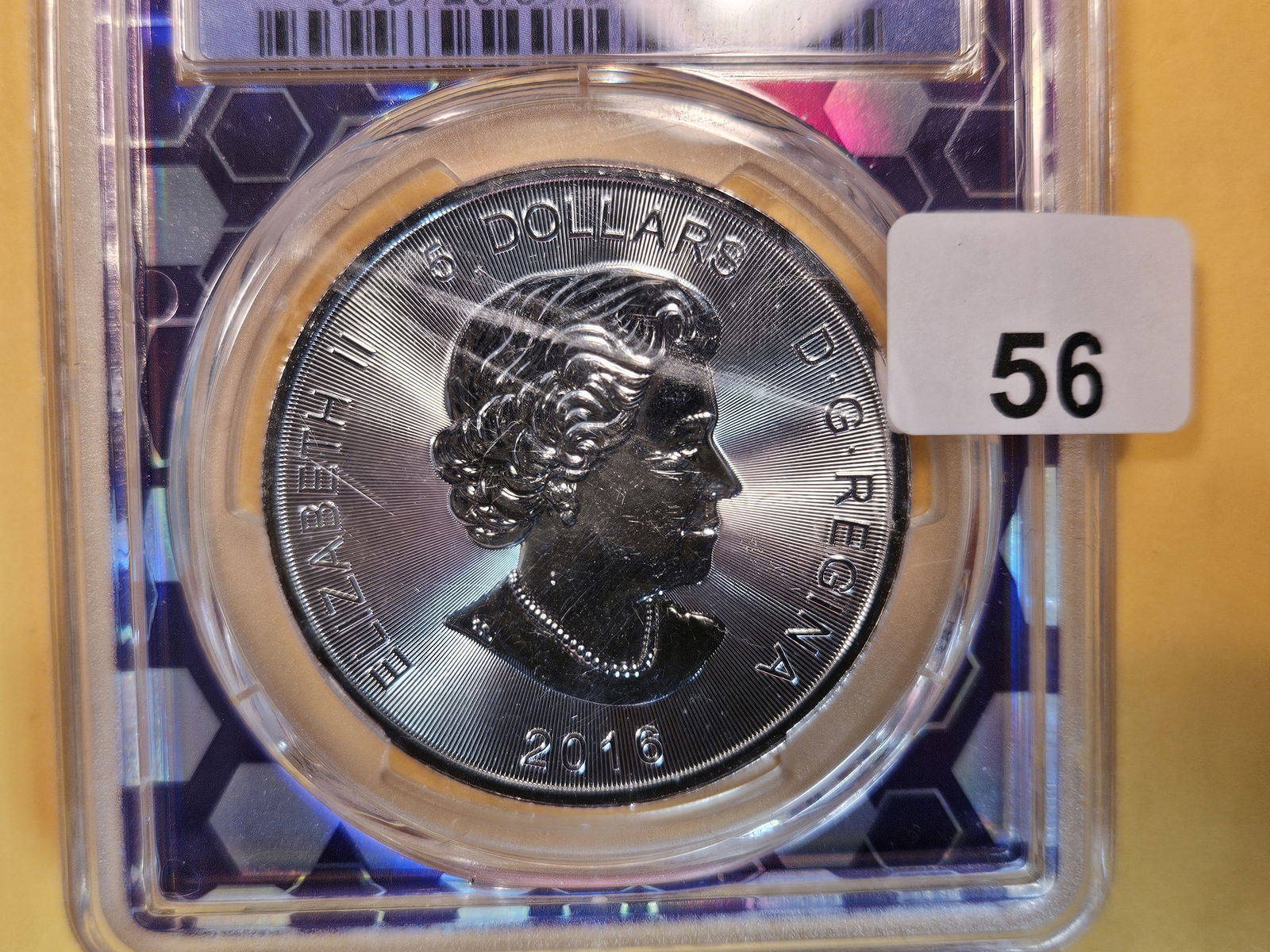 PCGS 2016 Canada Silver Five Dollars in Mint State 69 (1 of 3)