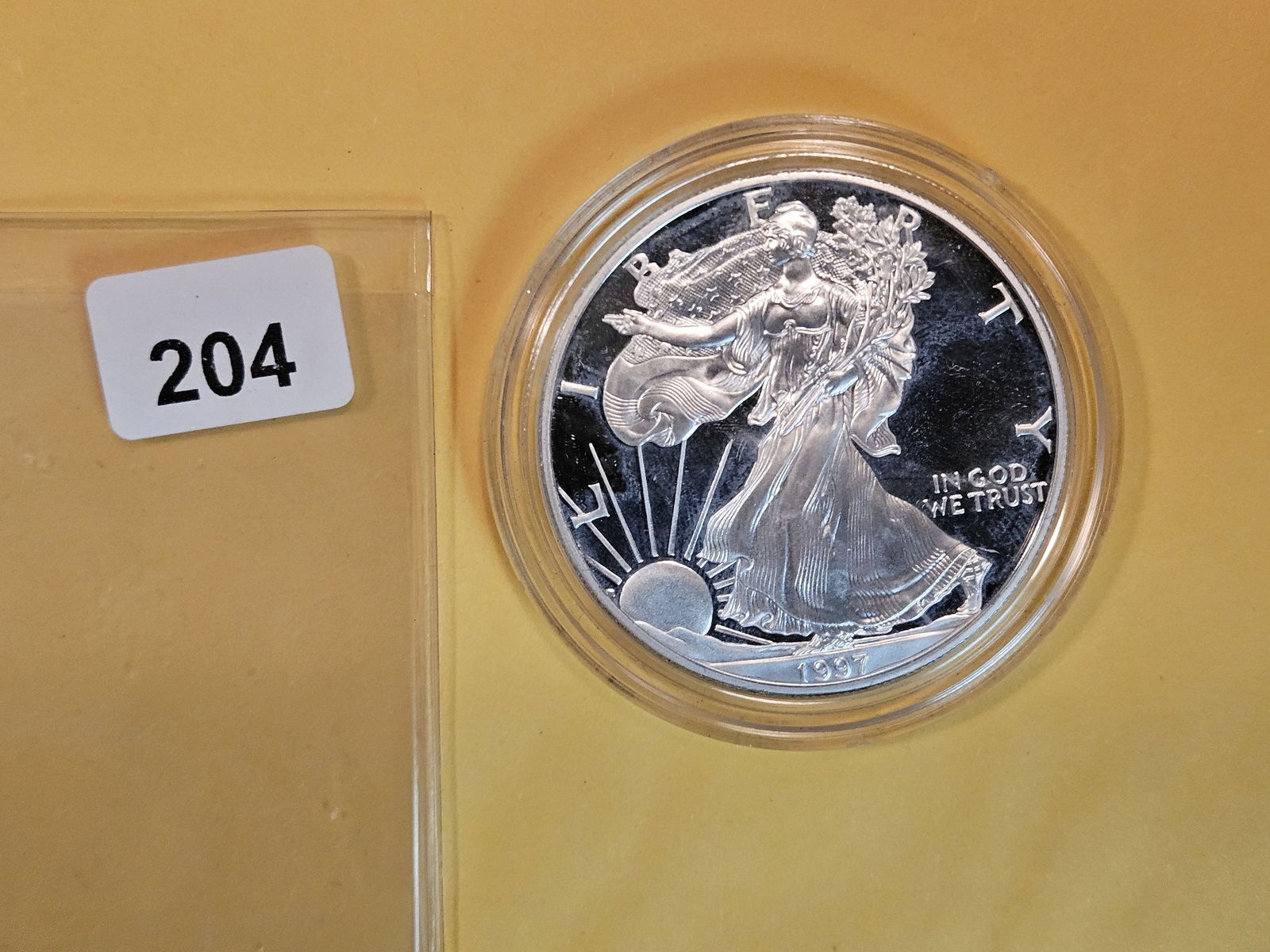 GEM Proof Deep Cameo 1997 American Silver Eagle (1 of 2)