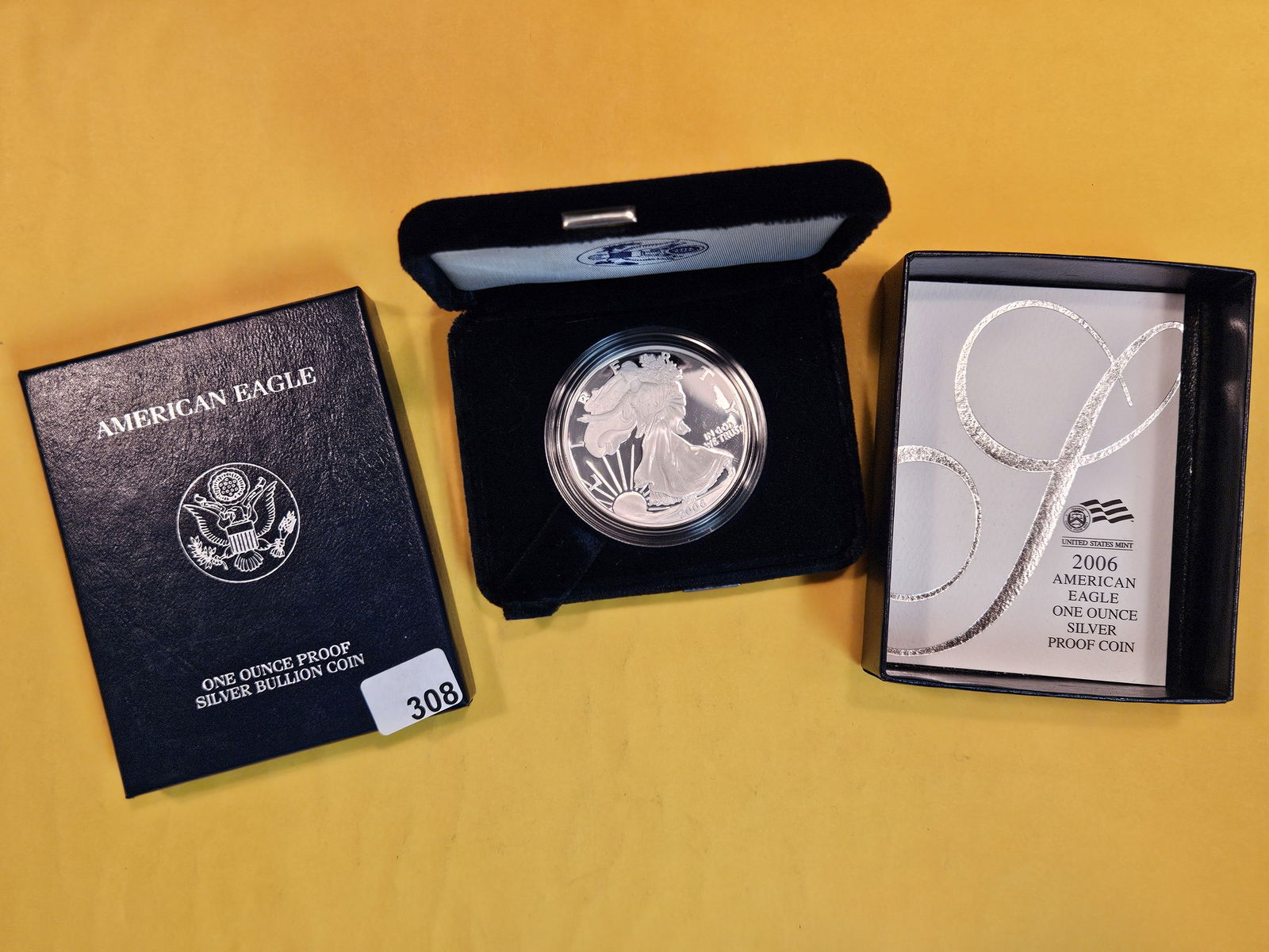 GEM Proof Deep Cameo 2006 American Silver Eagle (1 of 3)