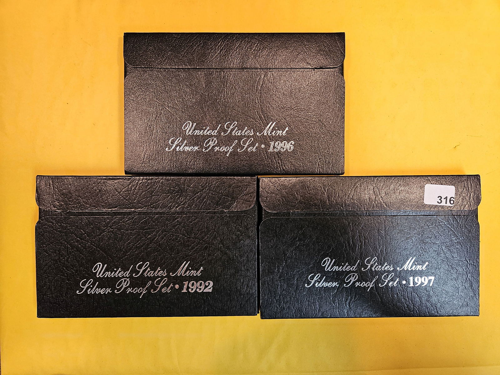 Three US SILVER Proof Sets in OGP (1 of 1)