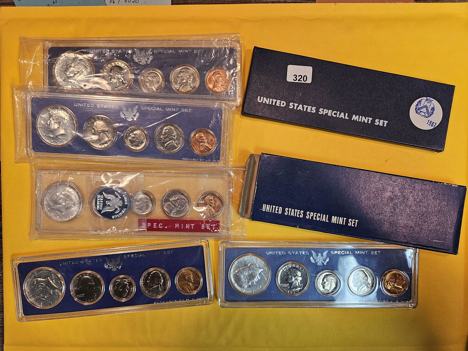 Seven US Special Mint Sets (1 of 1)