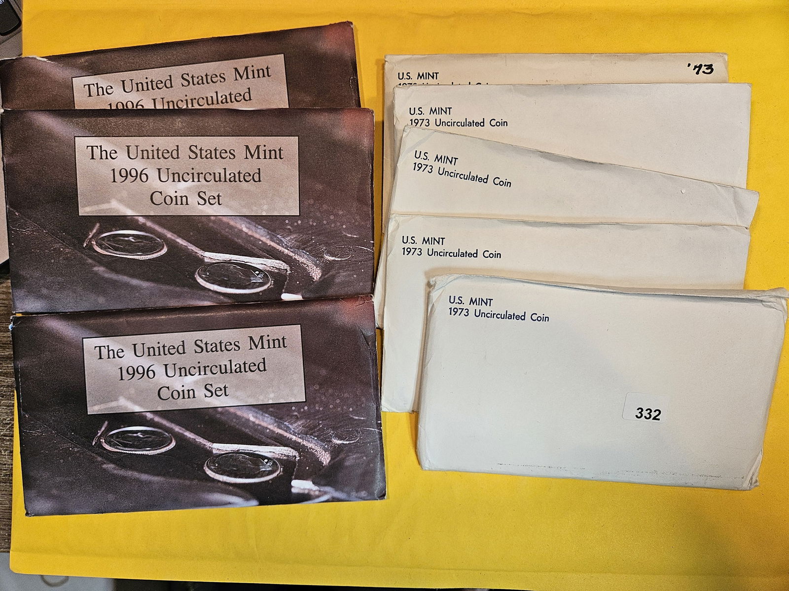 Eight US Mint Sets in OGP (1 of 1)