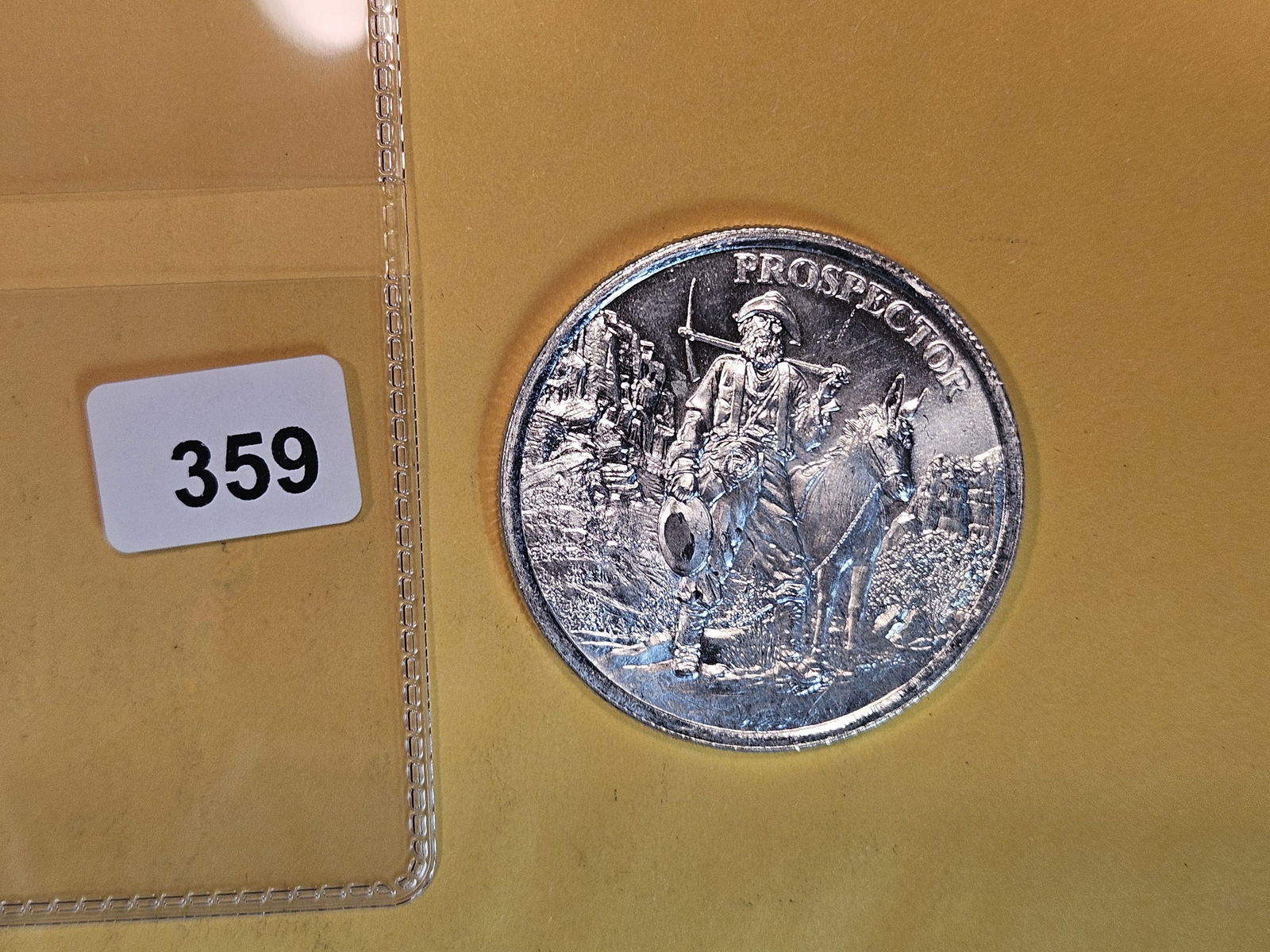 One Troy ounce .999 fine silver art round (1 of 2)