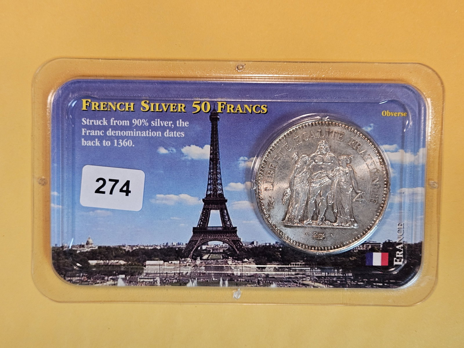 1978 France silver 50 francs (1 of 2)