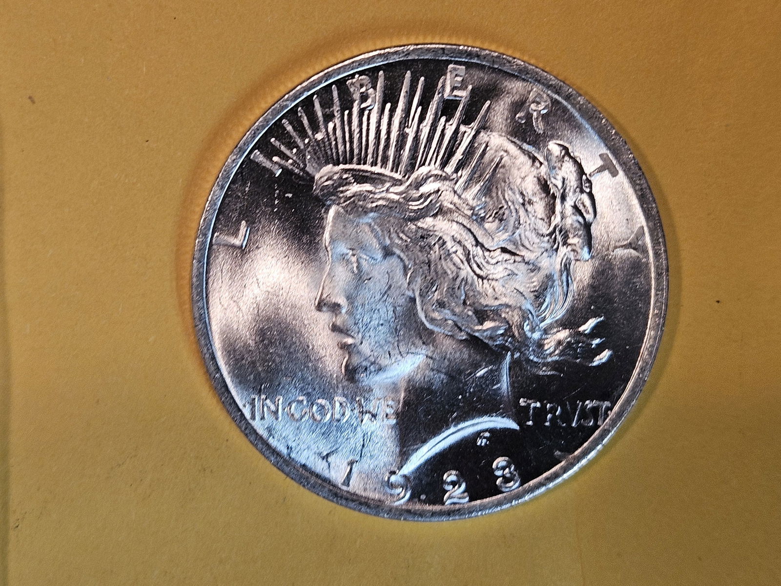 GEM Brilliant Uncirculated 1923 Peace Dollar (1 of 9)