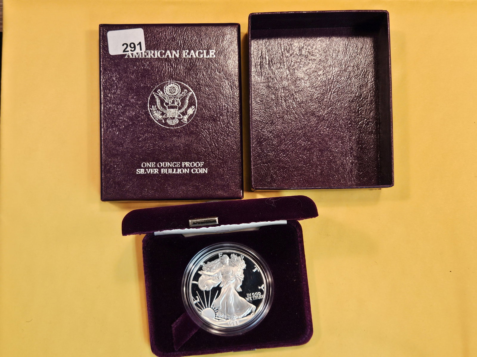 GEM Proof Deep Cameo 1988 American Silver Eagle (1 of 3)