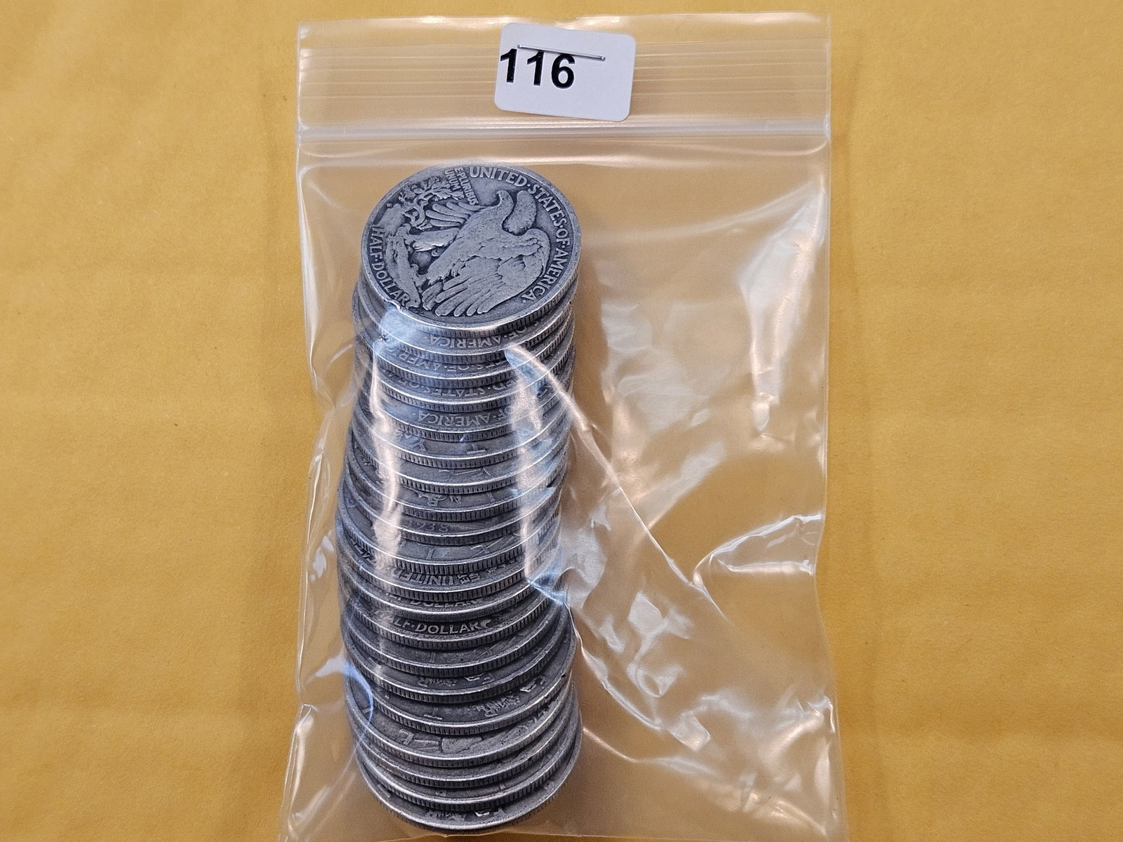 Twenty Mixed Silver Half Dollars (1 of 2)