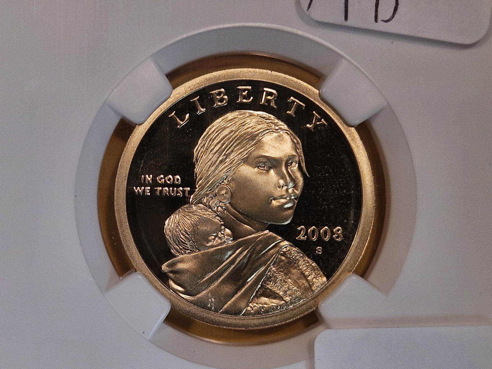 PERFECT! NGC 2008-S Sacagawea Dollar in Proof 70 Ultra Cameo (1 of 3)