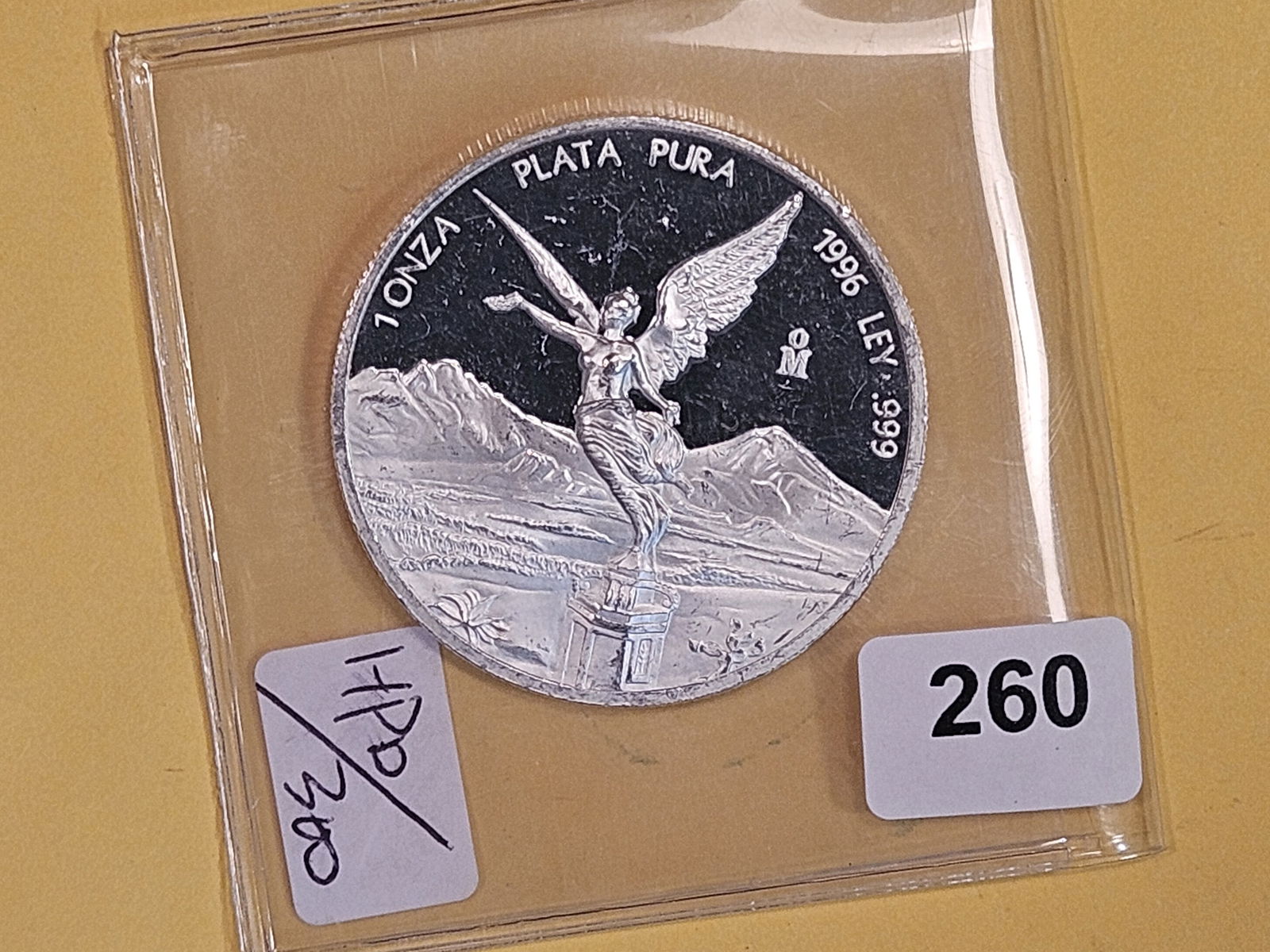 GEM Proof Deep Cameo 1996 Mexico Silver Onza (1 of 5)