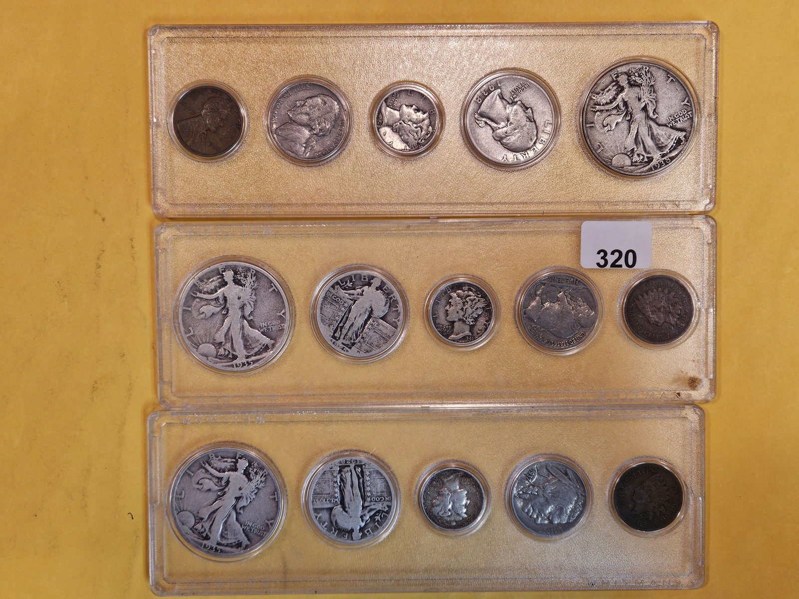Three Year Coin sets (1 of 5)