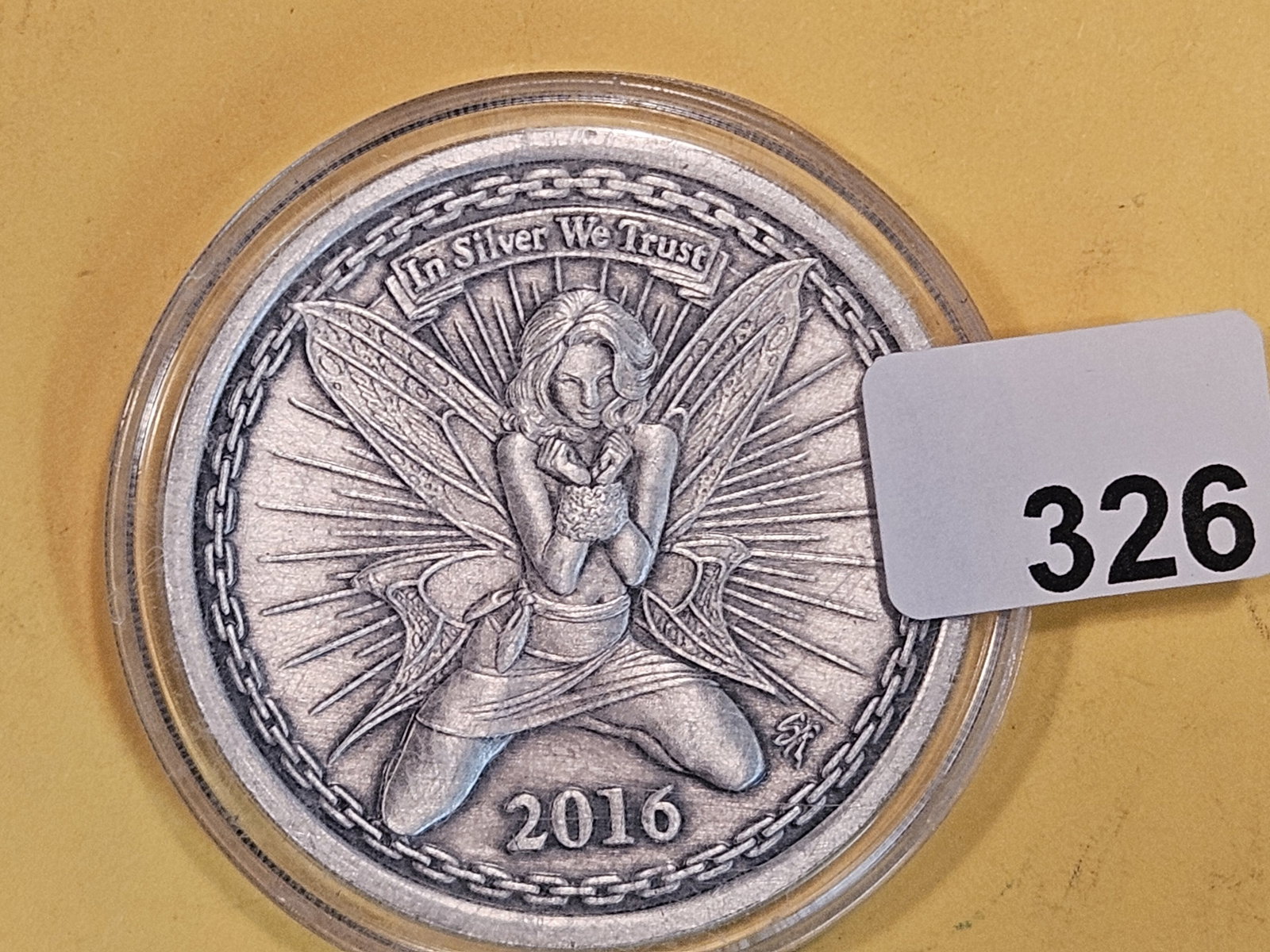 One Troy ounce .999 fine silver art round: Silverbug community