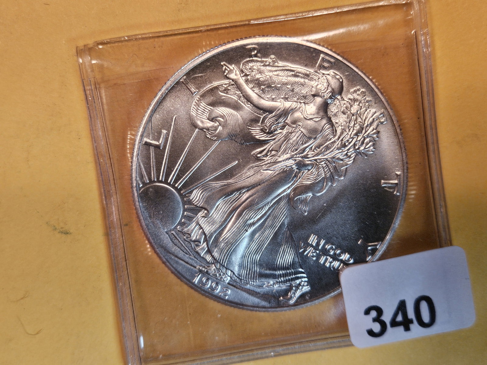 And last, but not least, a GEM BU 1992 ASE: Thanks all for another great auction. Have a fantastic night, magnificent week and we'll see ya'll again next time!