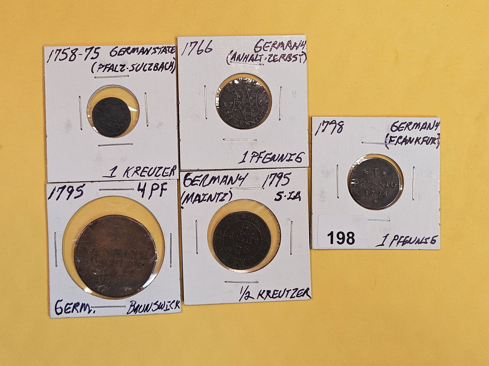 Five cool German States coins (1 of 7)