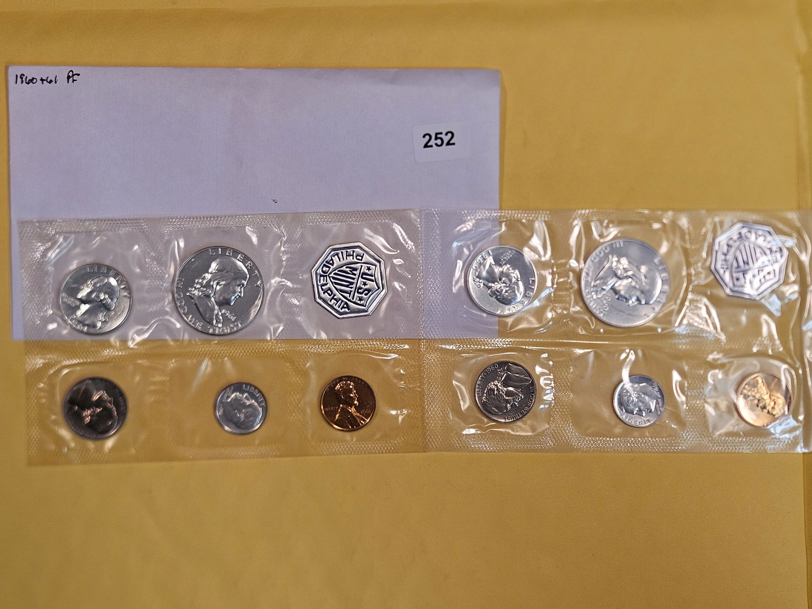1960 and 1961 US Silver Proof Sets (1 of 5)