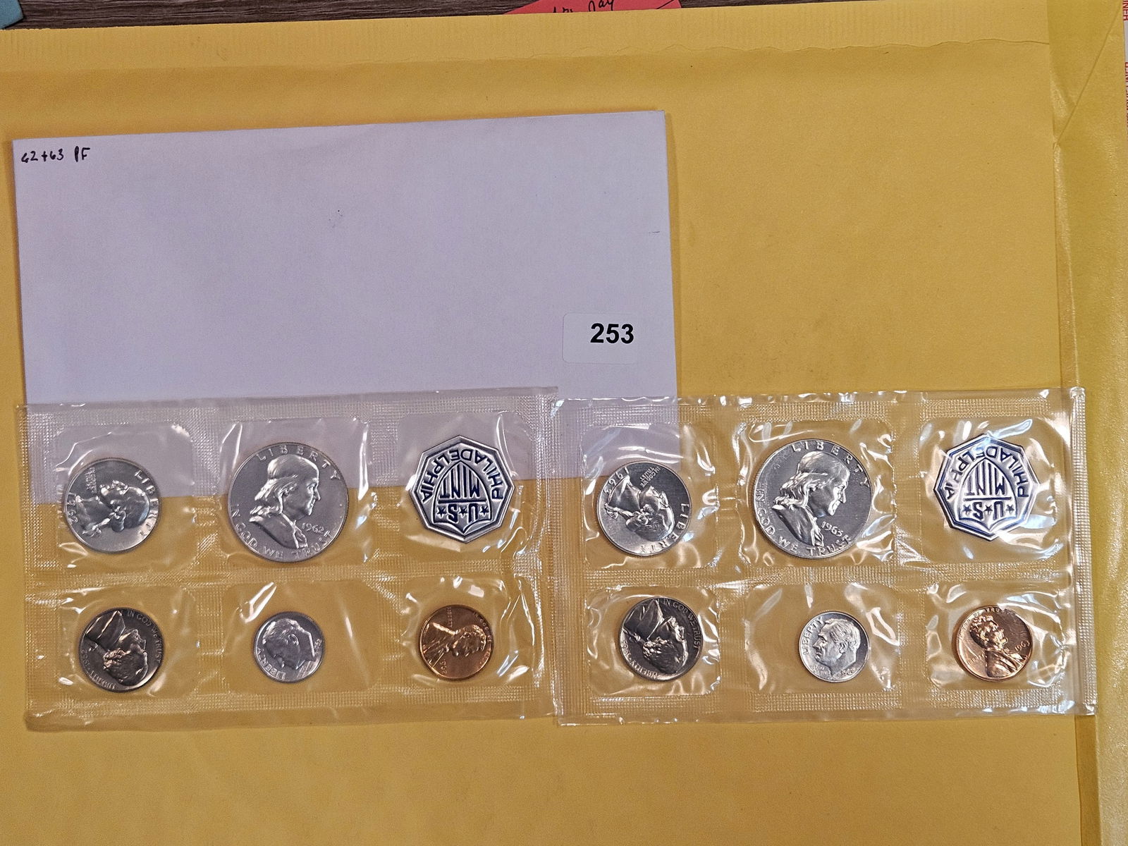 1962 and 1963 US Silver Proof Sets (1 of 5)