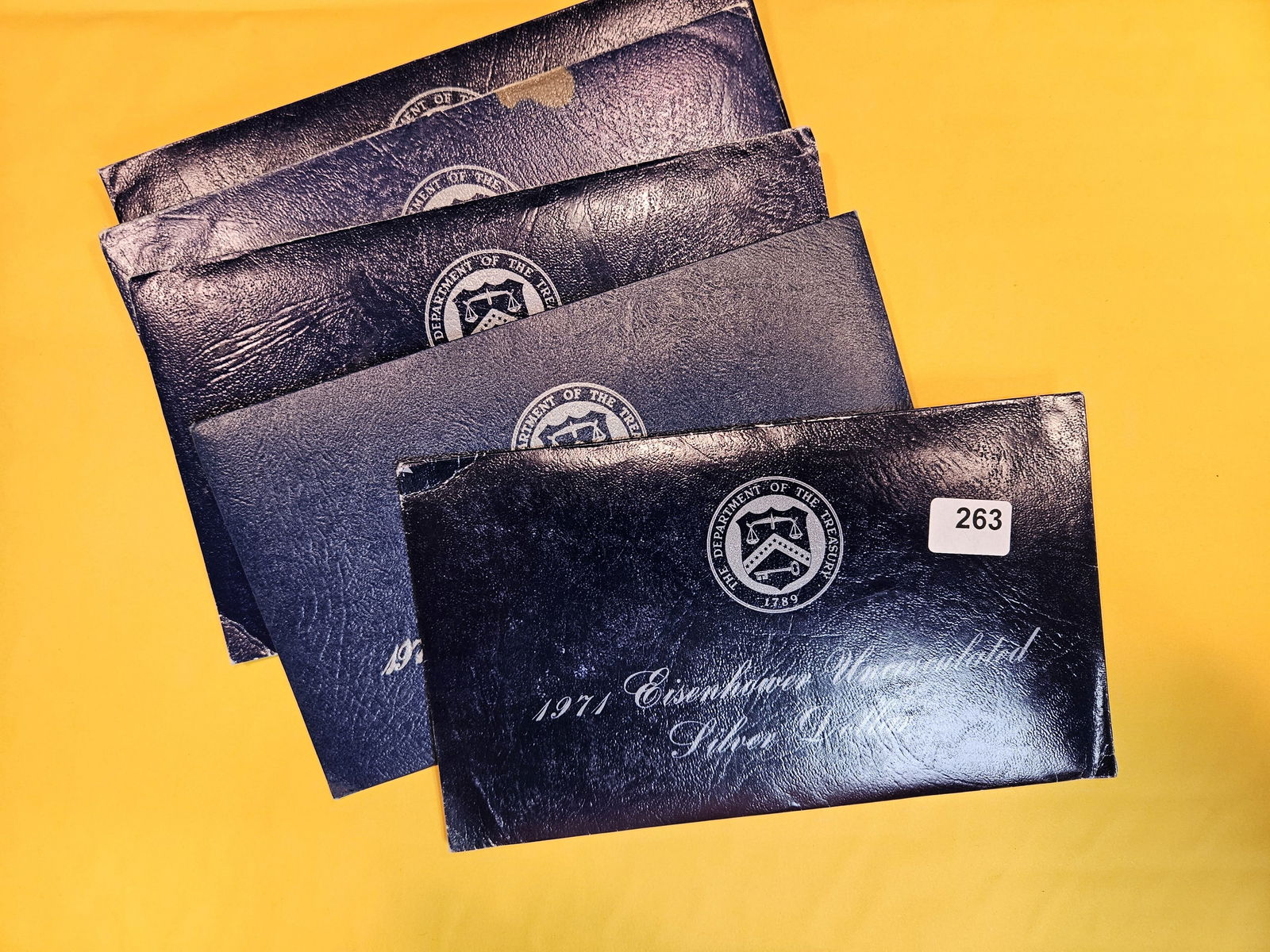 Five Brilliant Uncirculated SILVER Blue IKEs (1 of 1)