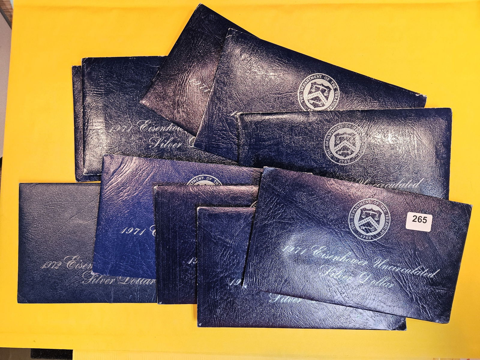 TEN Brilliant Uncirculated SILVER Blue IKEs (1 of 1)