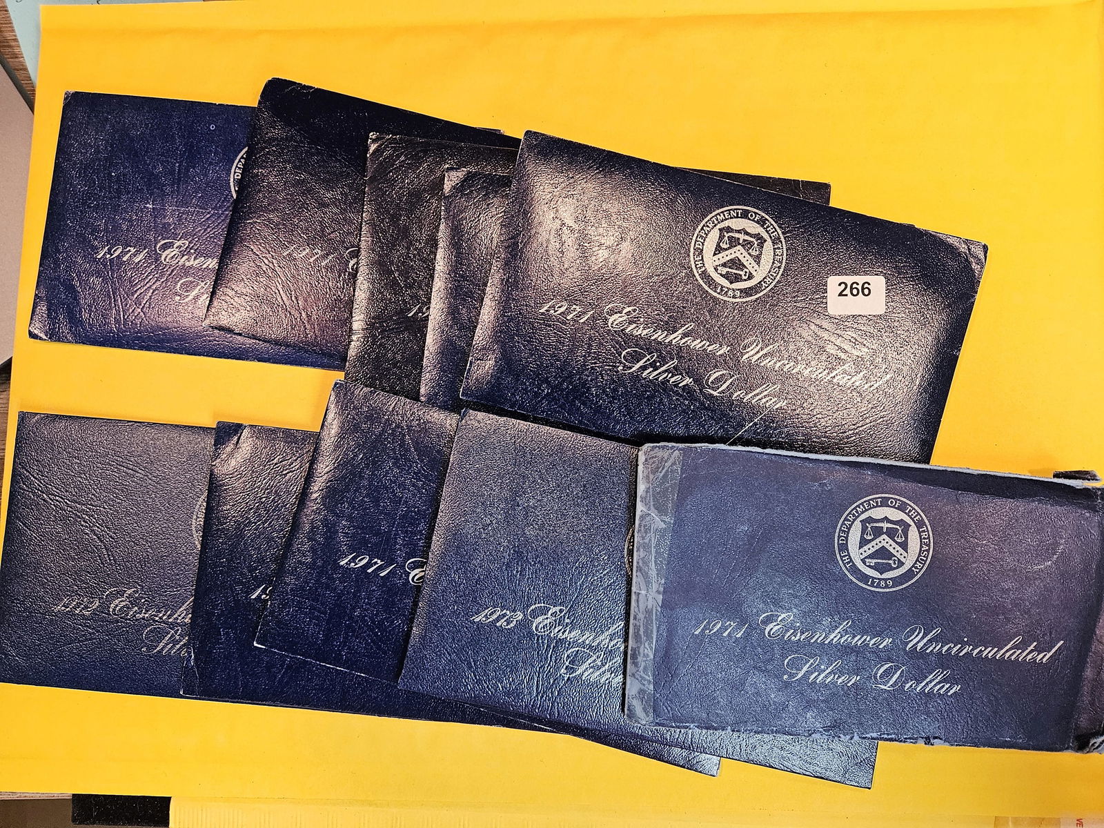 TEN Brilliant Uncirculated SILVER Blue IKEs (1 of 1)