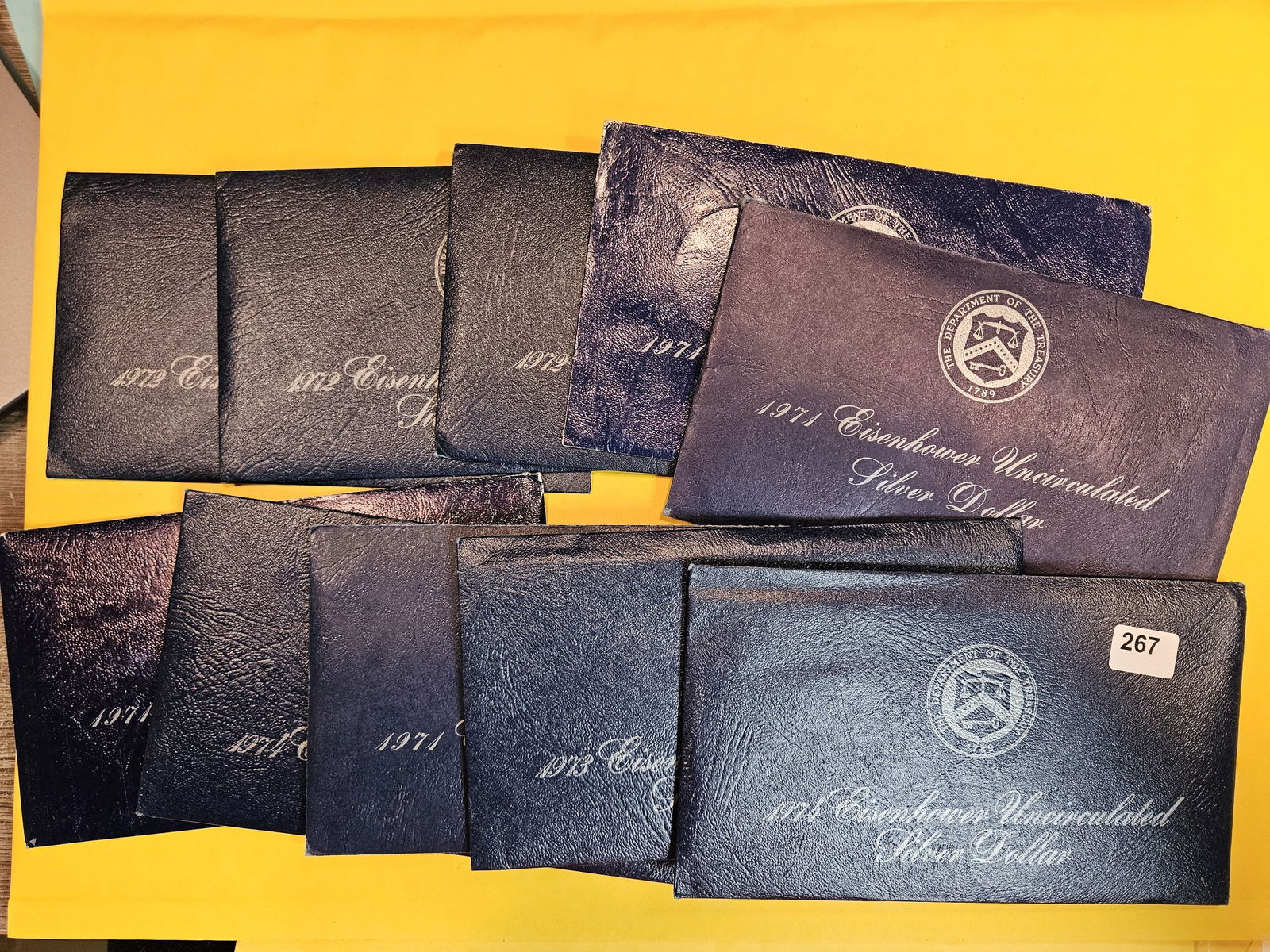 TEN Brilliant Uncirculated SILVER Blue IKEs (1 of 1)