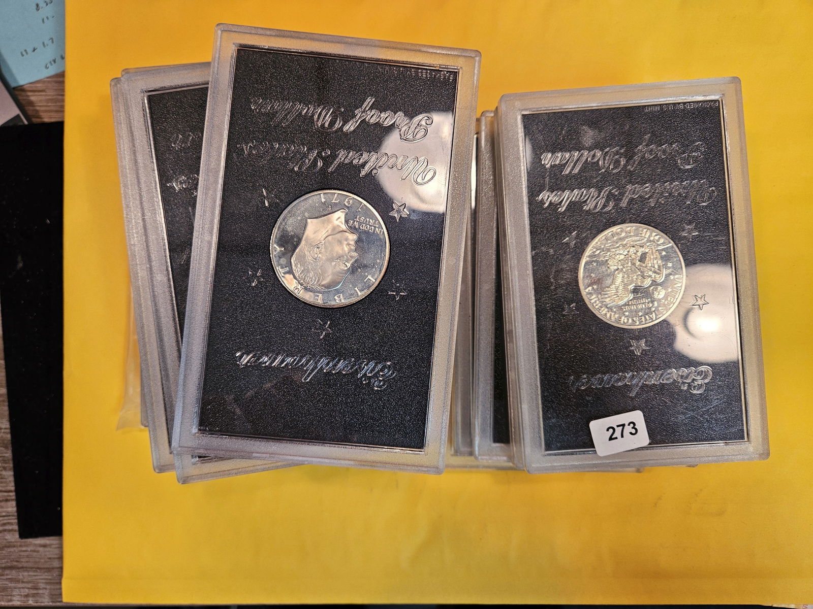 FIFTEEN Silver Proof Eisenhower Dollars (1 of 2)